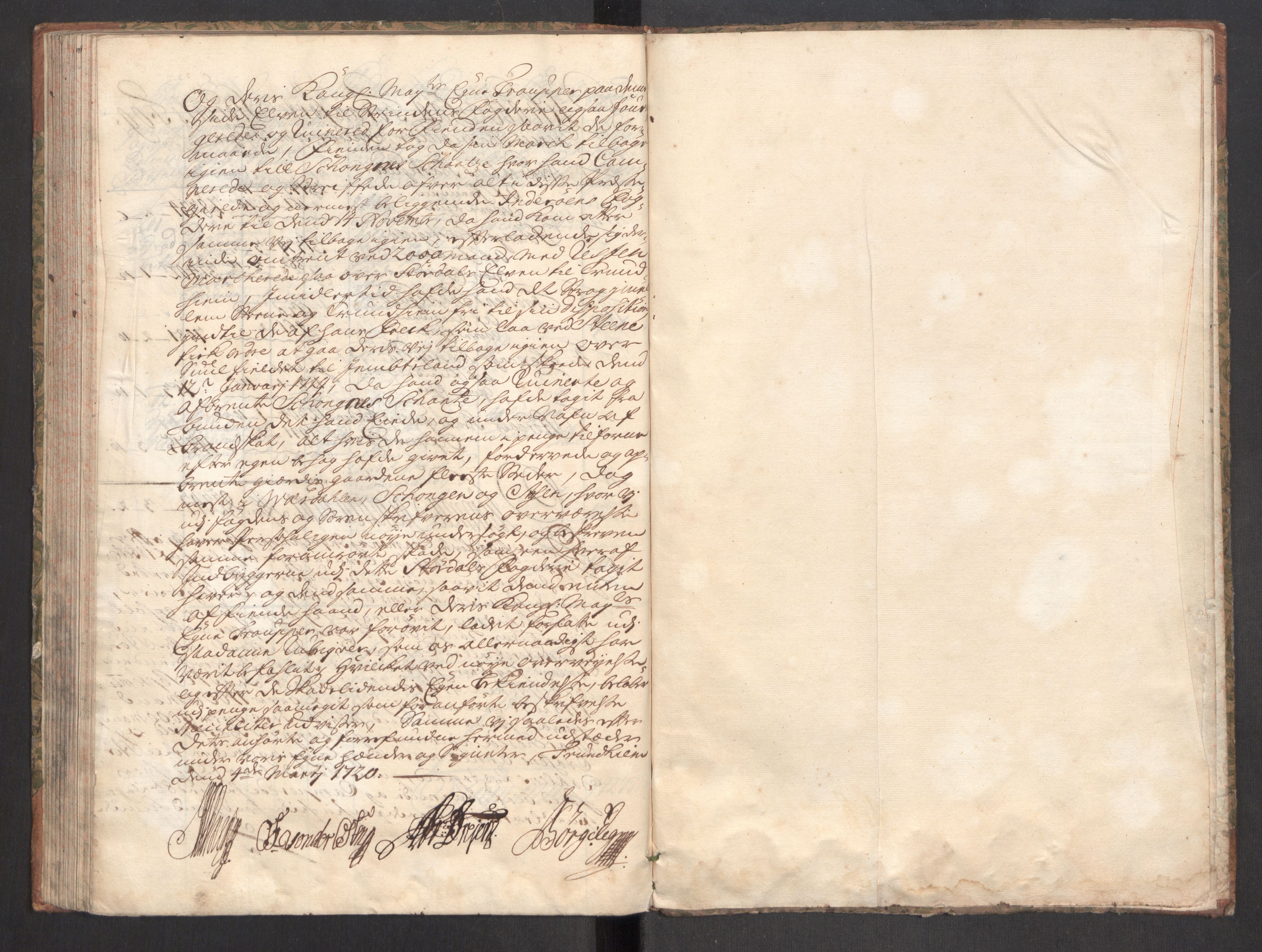 Rentekammeret inntil 1814, Realistisk ordnet avdeling, AV/RA-EA-4070/Ki/L0012: [S10]: Kommisjonsforretning over skader påført allmuen nordafjells i krigsåret 1718, 1718, p. 415