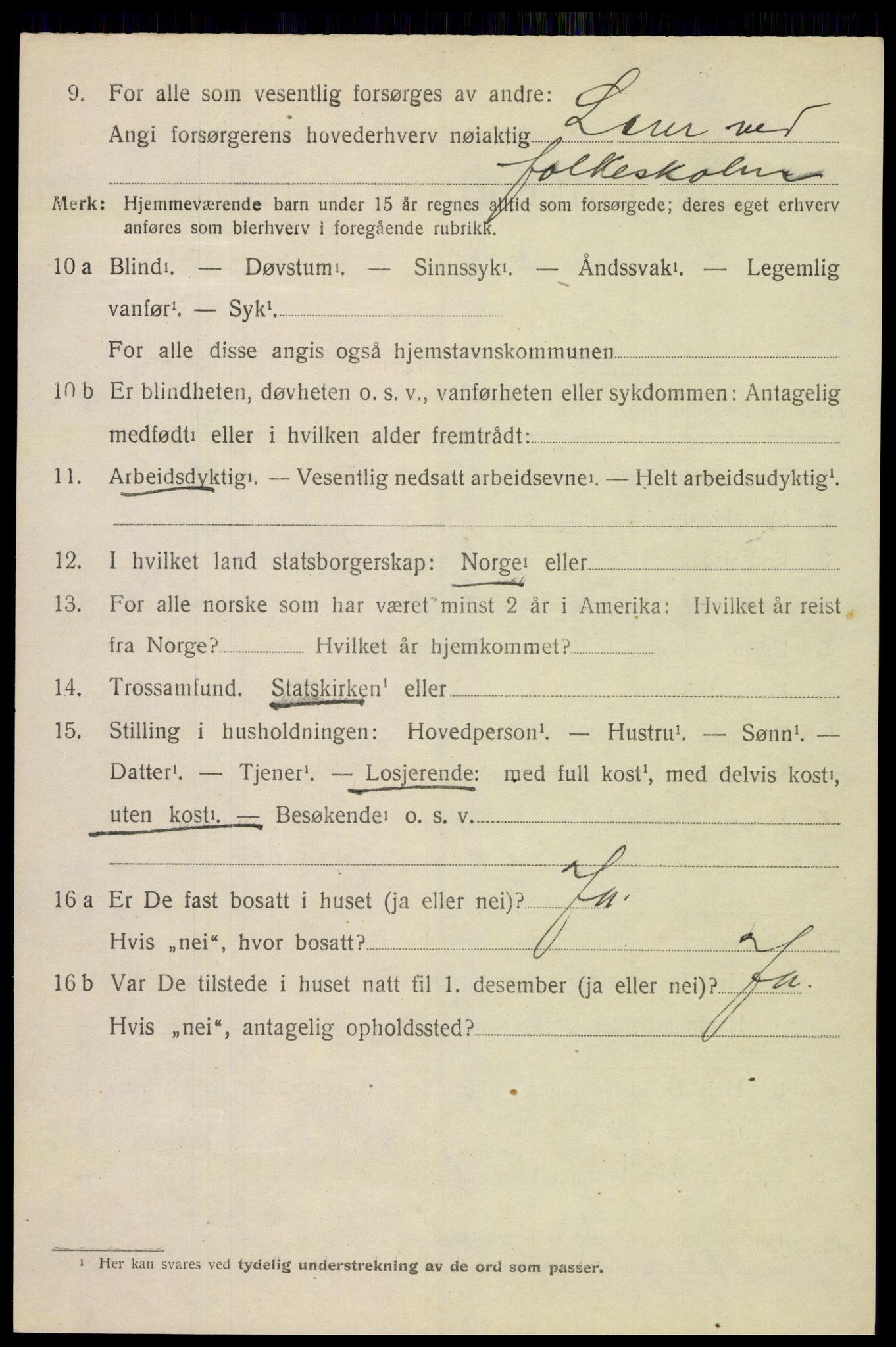 SAH, 1920 census for Vang (Hedmark), 1920, p. 3578