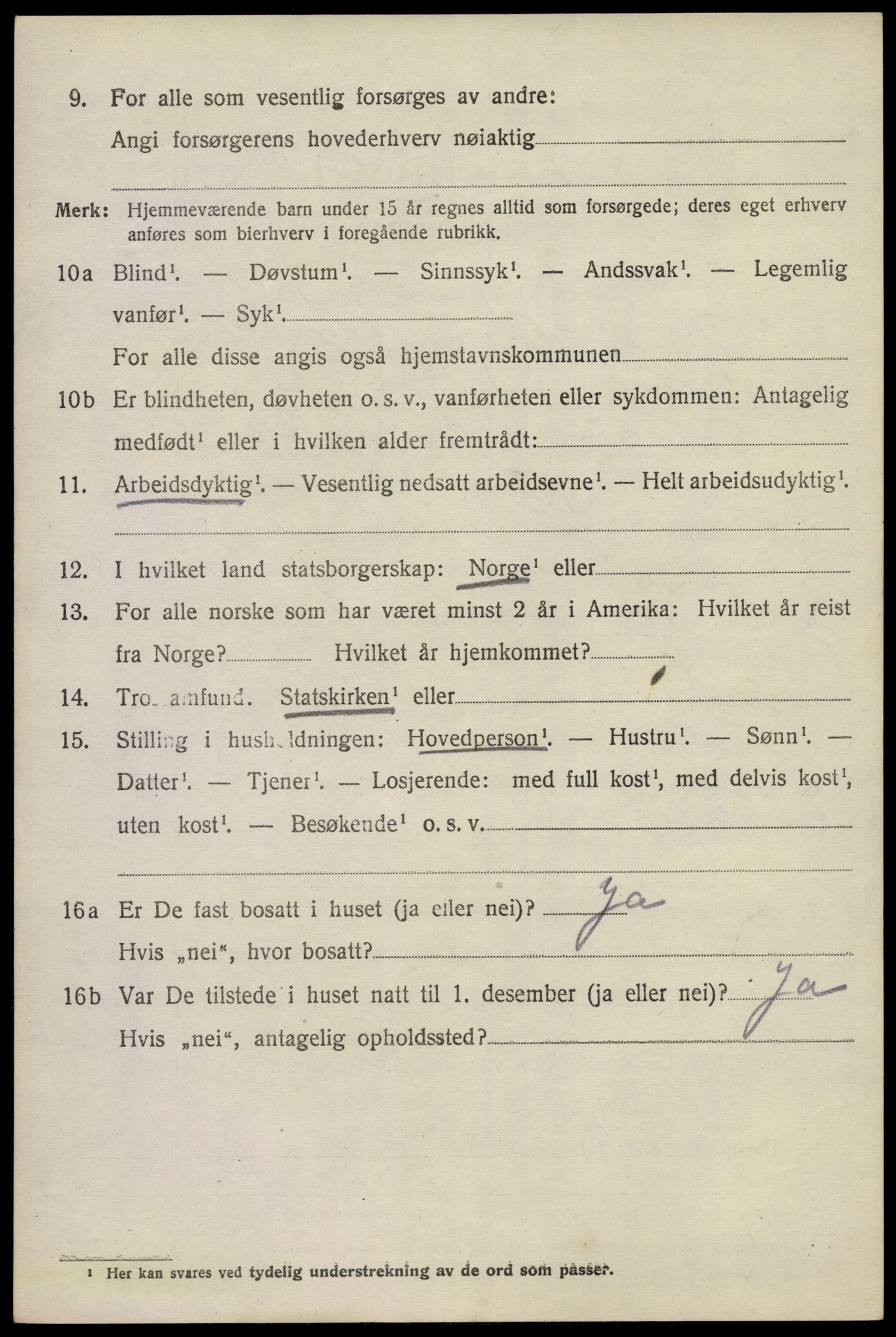 SAKO, 1920 census for Eidanger, 1920, p. 5433