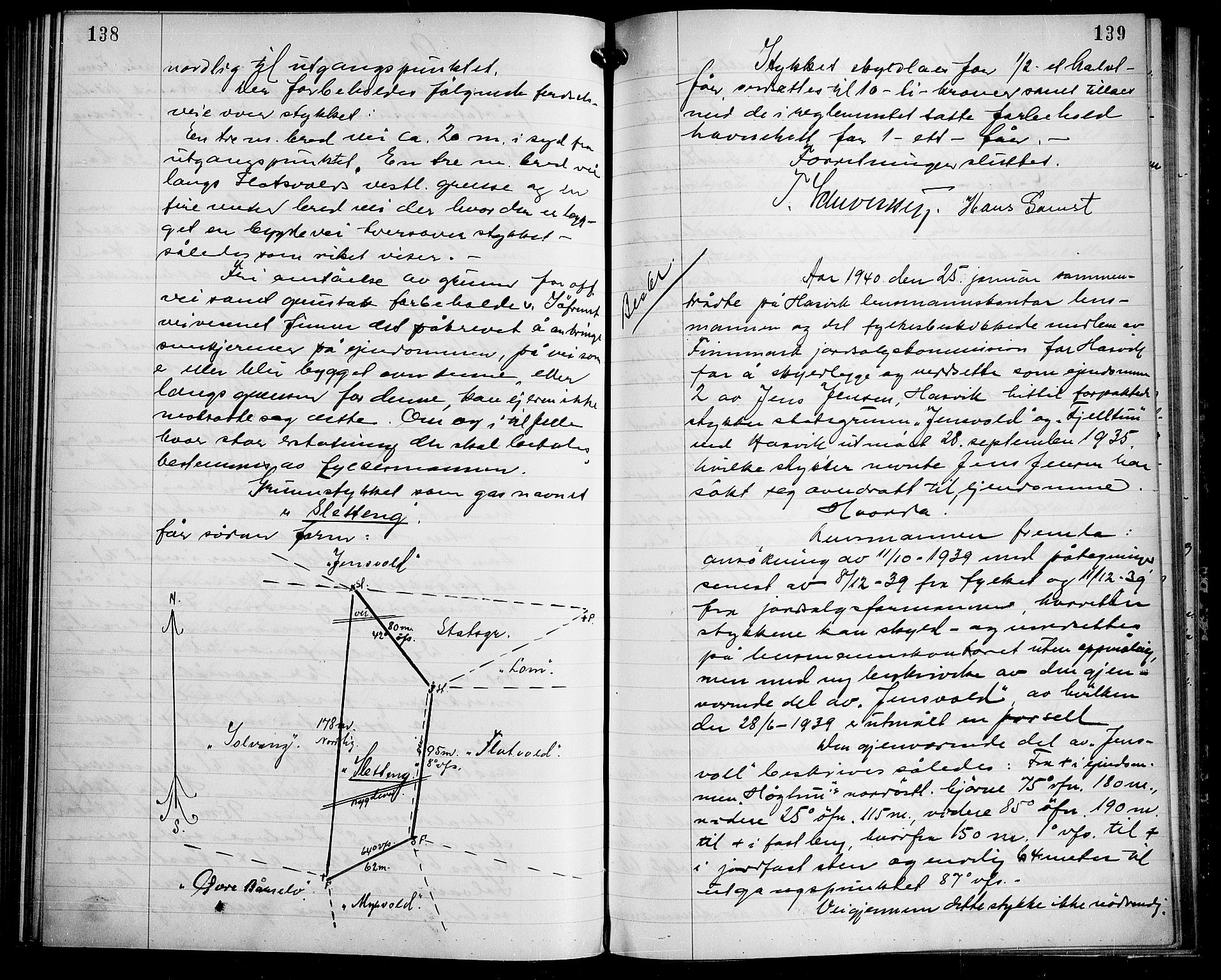 Lensmannen i Hasvik (hos Finnmarkseiendommen)*, FIEI/-, 1938-1944, p. 138-139