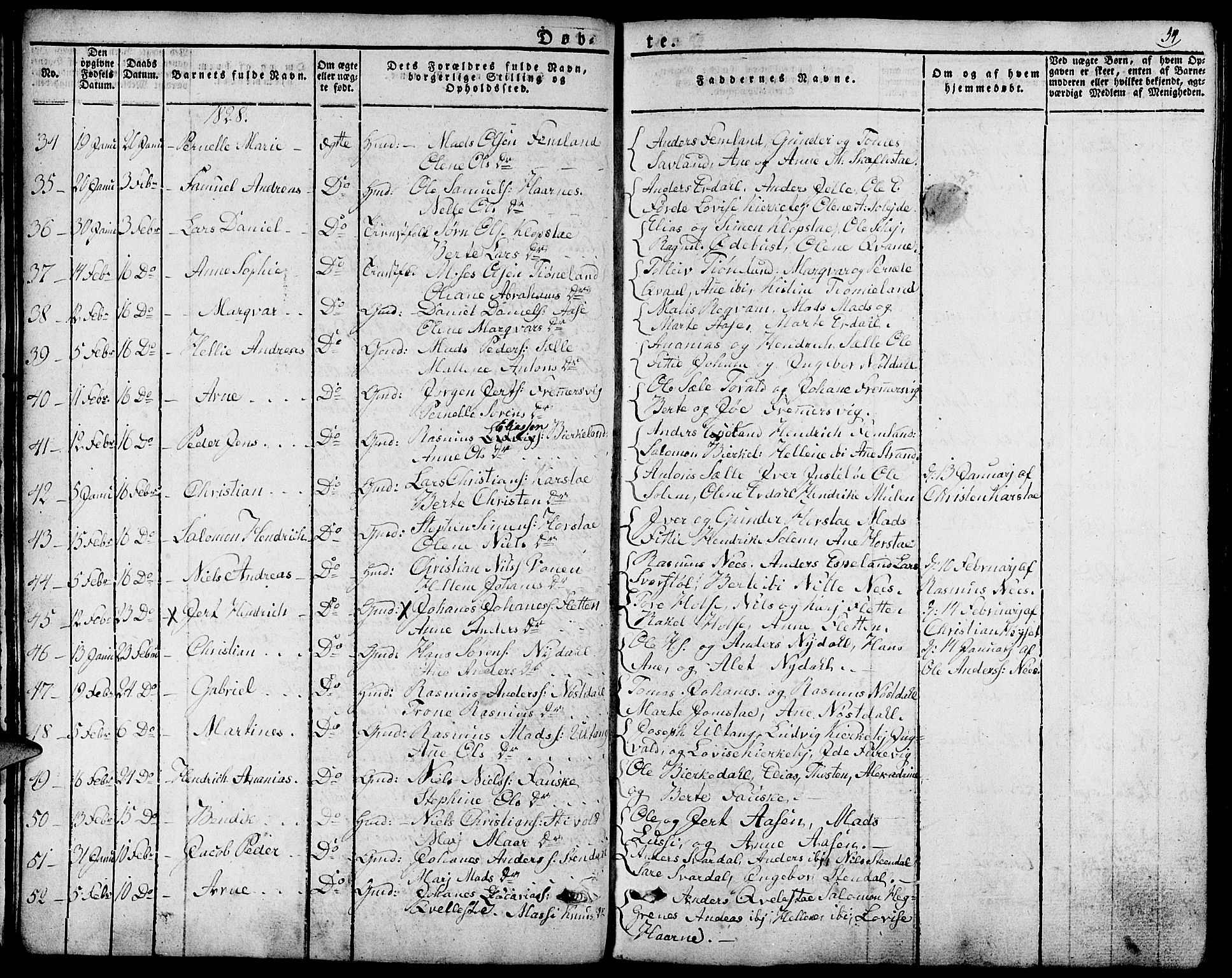 Førde sokneprestembete, AV/SAB-A-79901/H/Haa/Haaa/L0006: Parish register (official) no. A 6, 1821-1842, p. 54