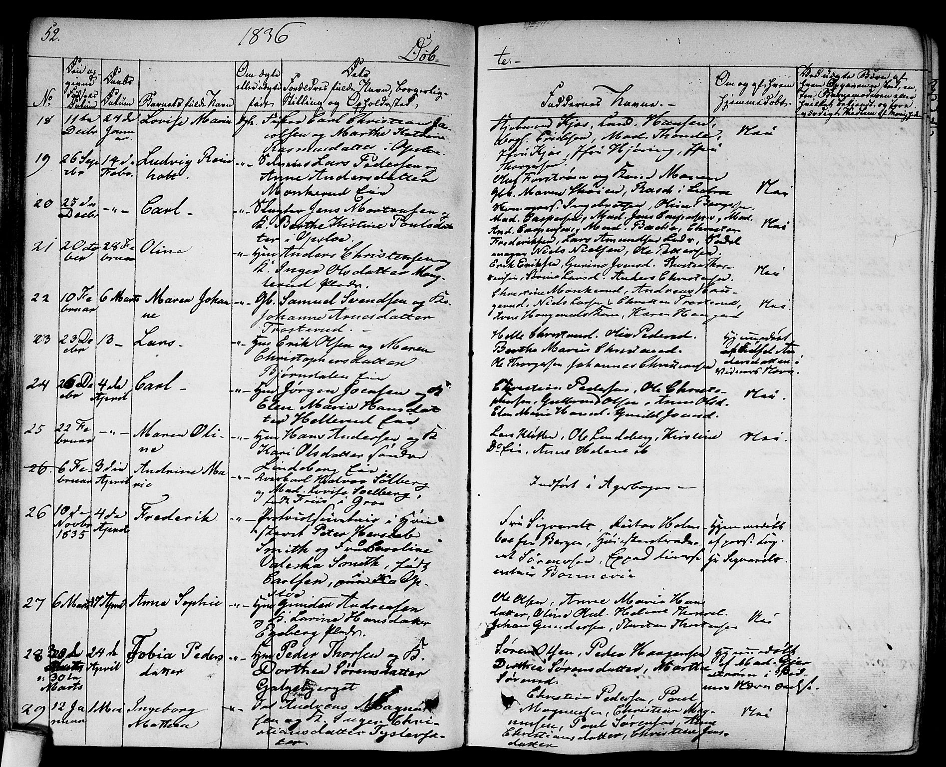 Gamlebyen prestekontor Kirkebøker, AV/SAO-A-10884/F/Fa/L0003: Parish register (official) no. 3, 1829-1849, p. 52