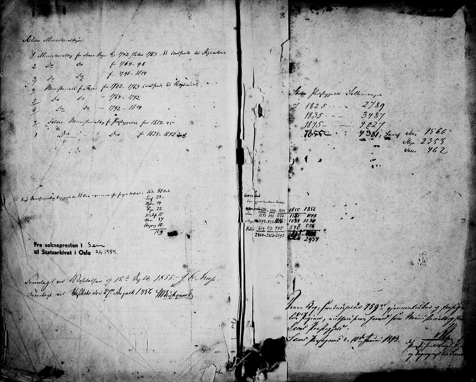 Sem kirkebøker, SAKO/A-5/F/Fa/L0006: Parish register (official) no. I 6, 1843-1855