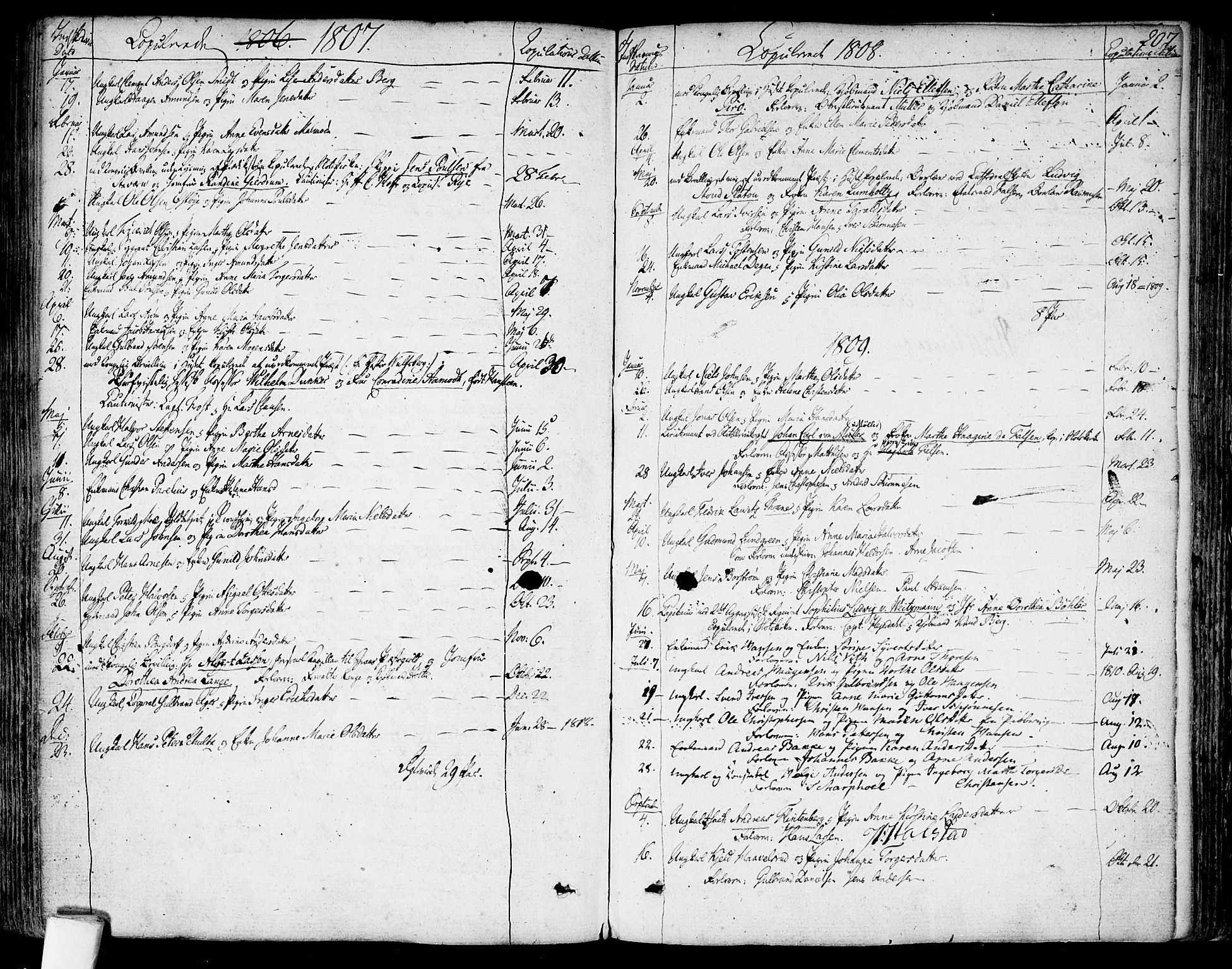 Garnisonsmenigheten Kirkebøker, SAO/A-10846/F/Fa/L0003: Parish register (official) no. 3, 1777-1809, p. 207