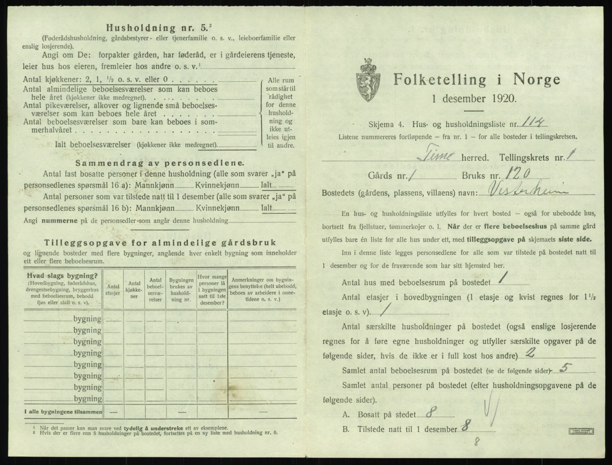 SAST, 1920 census for Time, 1920, p. 269