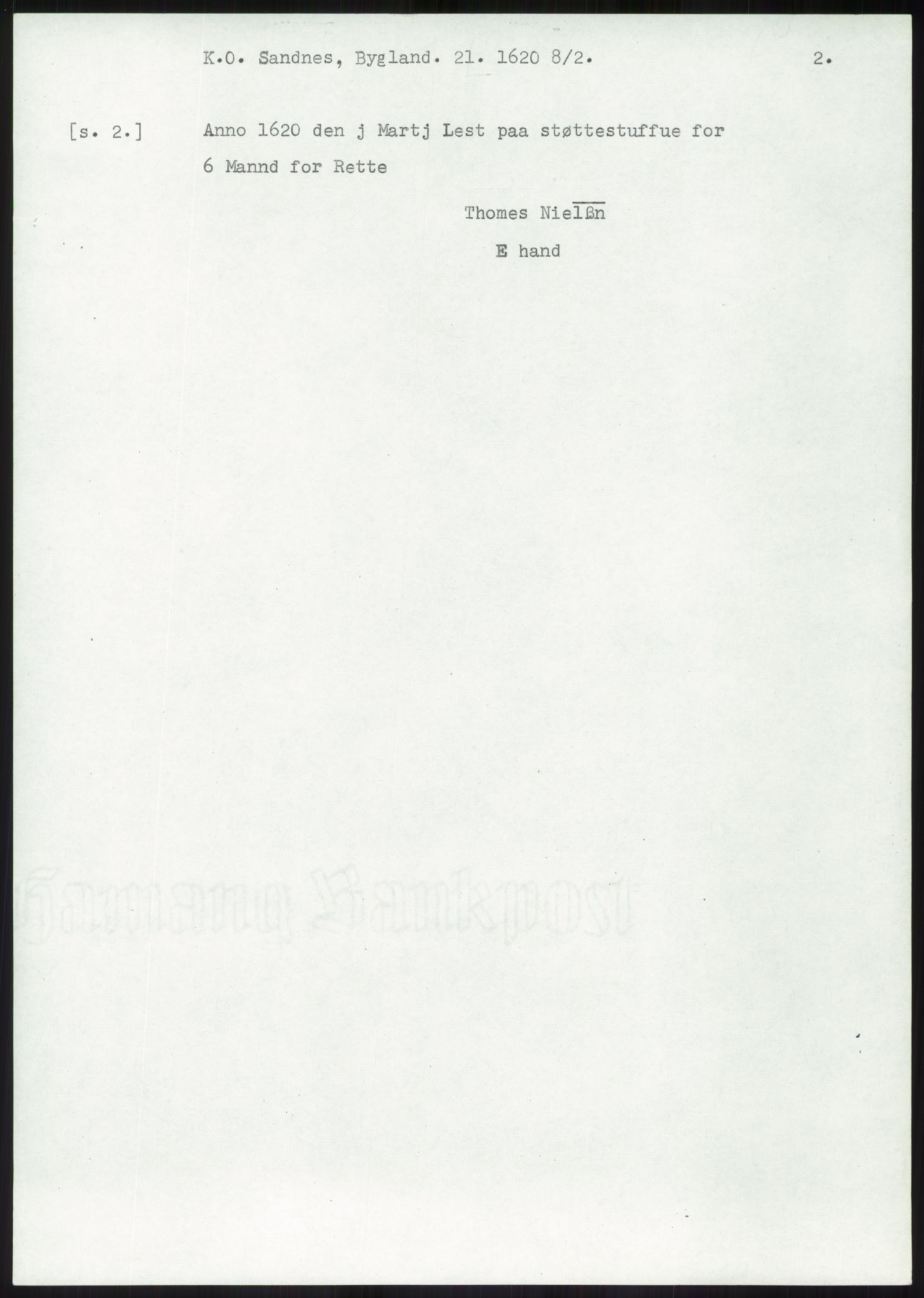 Samlinger til kildeutgivelse, Diplomavskriftsamlingen, AV/RA-EA-4053/H/Ha, p. 1907