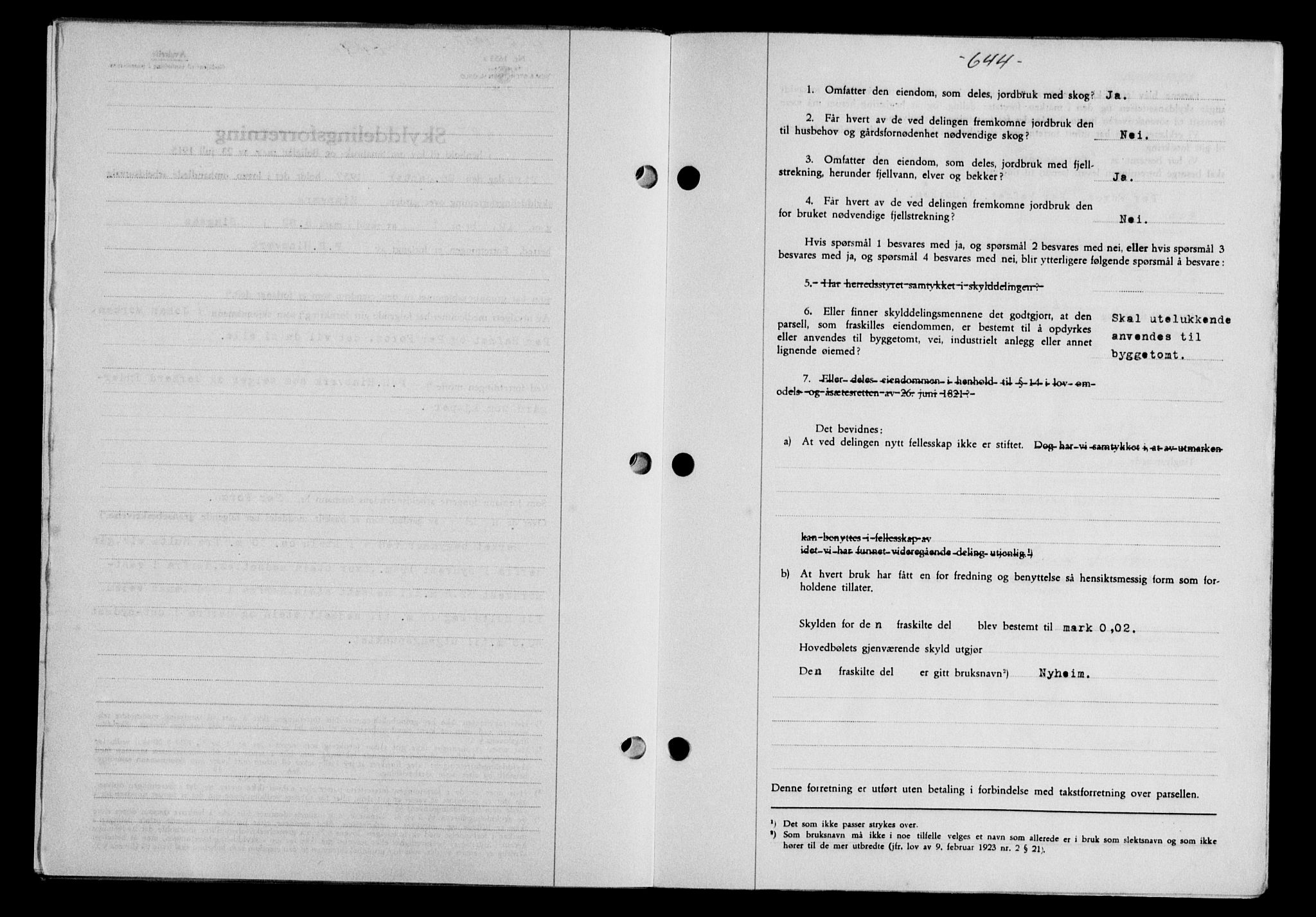 Gauldal sorenskriveri, SAT/A-0014/1/2/2C/L0047: Mortgage book no. 50-51, 1937-1937, Diary no: : 587/1937