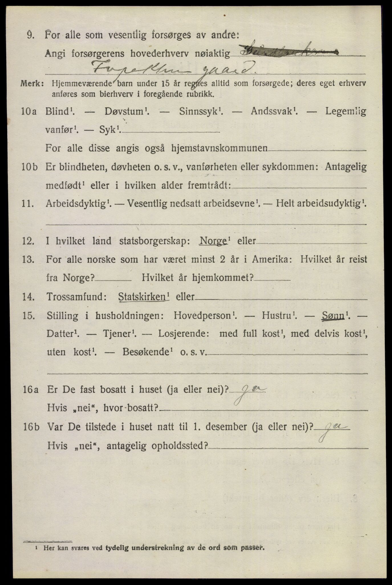 SAKO, 1920 census for Sigdal, 1920, p. 7631