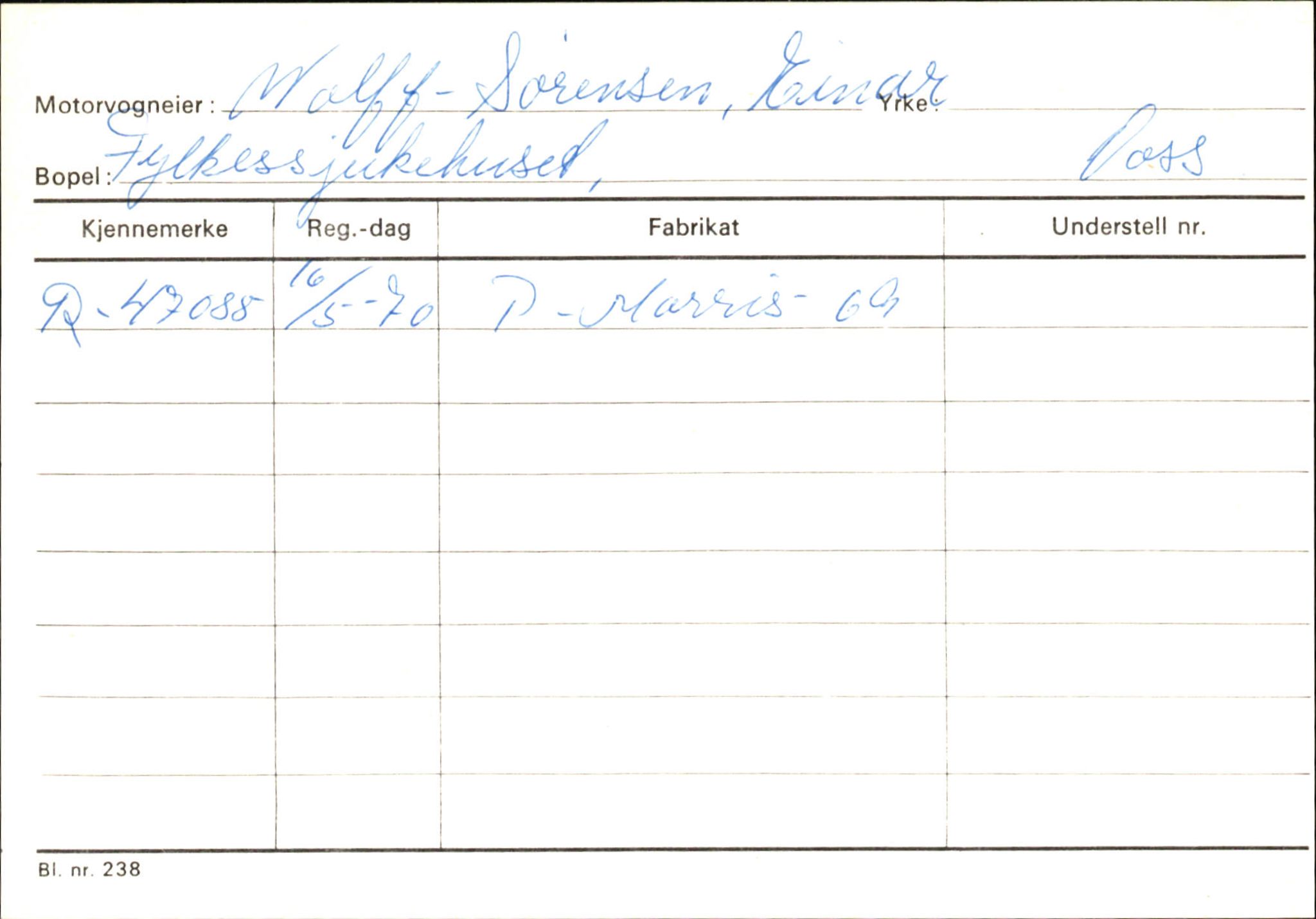 Statens vegvesen, Hordaland vegkontor, AV/SAB-A-5201/2/Ha/L0061: R-eierkort W-Ø, 1920-1971, p. 28