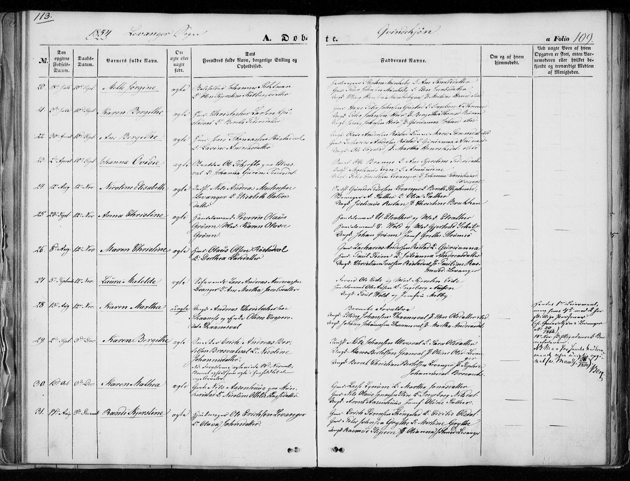 Ministerialprotokoller, klokkerbøker og fødselsregistre - Nord-Trøndelag, SAT/A-1458/720/L0183: Parish register (official) no. 720A01, 1836-1855, p. 109