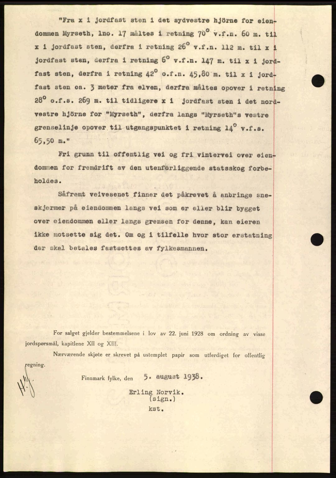 Alta fogderi/sorenskriveri, SATØ/SATØ-5/1/K/Kd/L0031pantebok: Mortgage book no. 31, 1938-1939, Diary no: : 553/1938