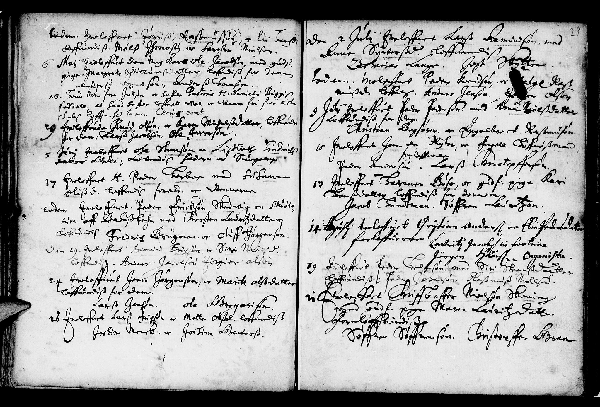 Domkirken sokneprestembete, AV/SAB-A-74801/H/Haa/L0006: Parish register (official) no. A 6, 1663-1683, p. 29