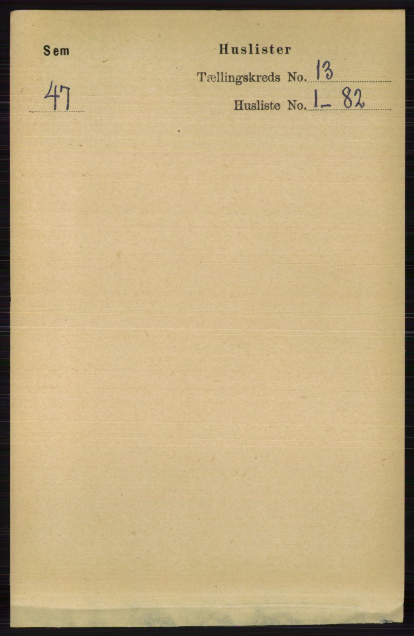 RA, 1891 census for 0721 Sem, 1891, p. 6311