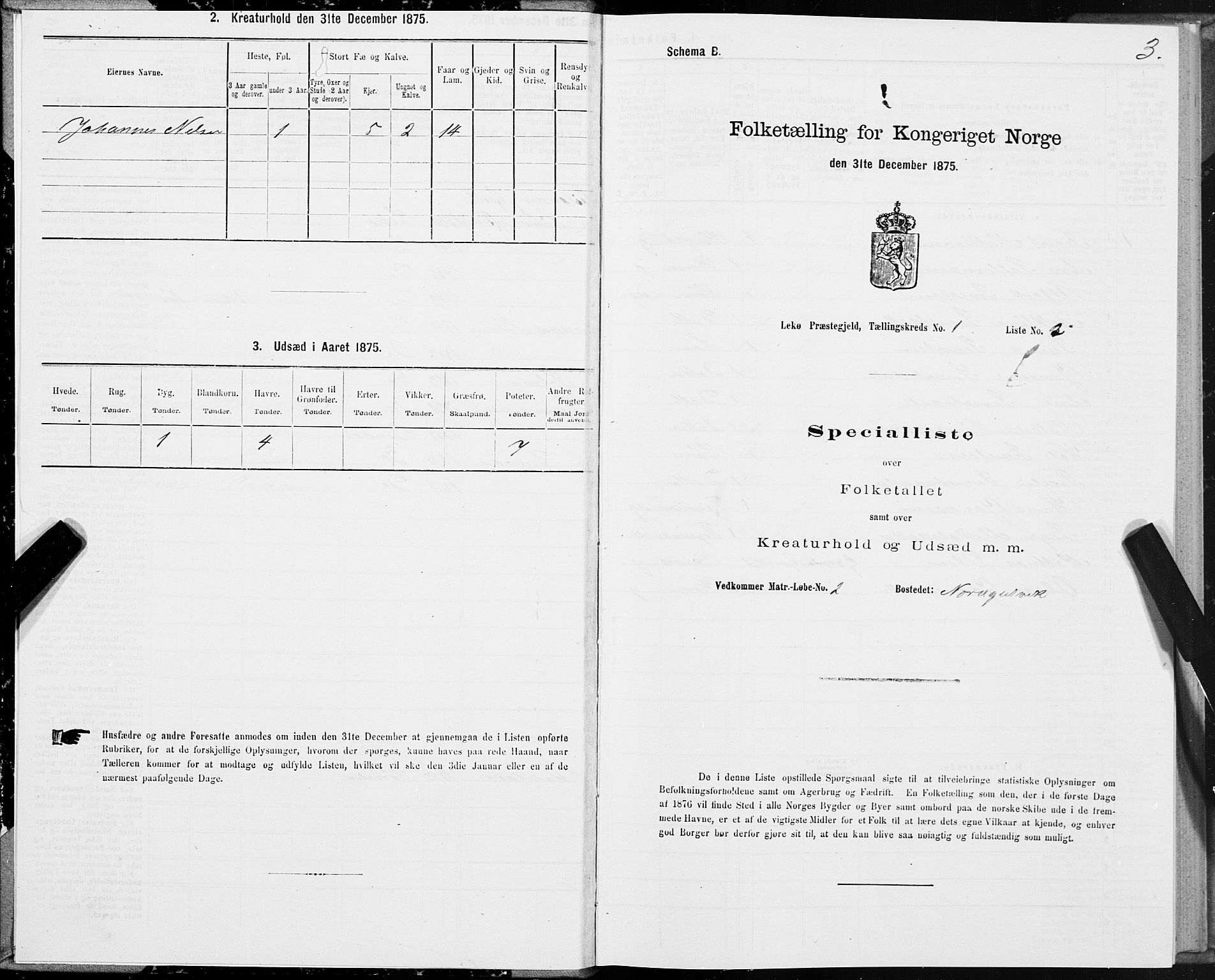 SAT, 1875 census for 1755P Leka, 1875, p. 1003