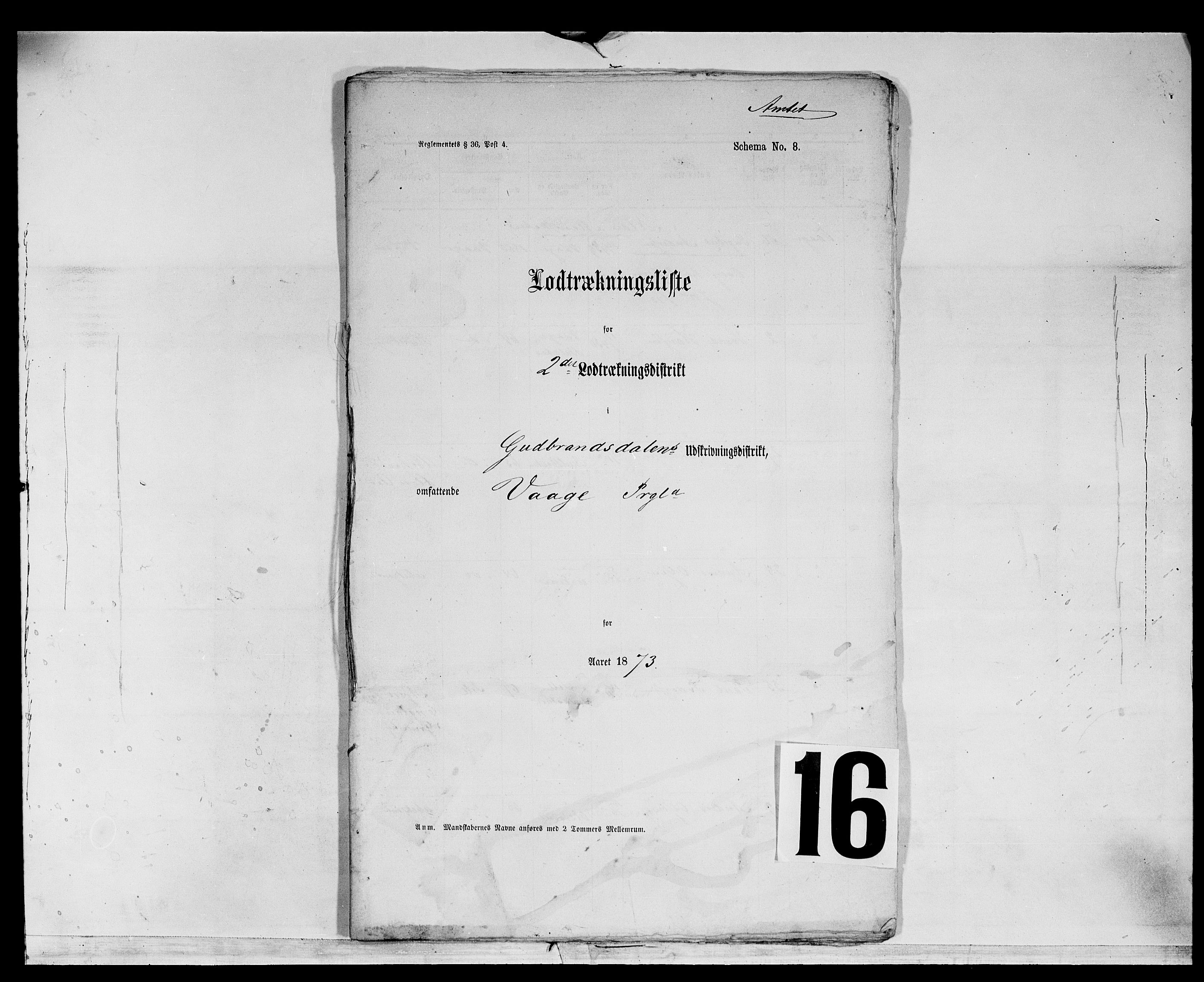Fylkesmannen i Oppland, SAH/FYO-002/1/K/Kg/L1175: Heidal, Sel, Vågå, Lom og Skjåk, 1860-1879, p. 31
