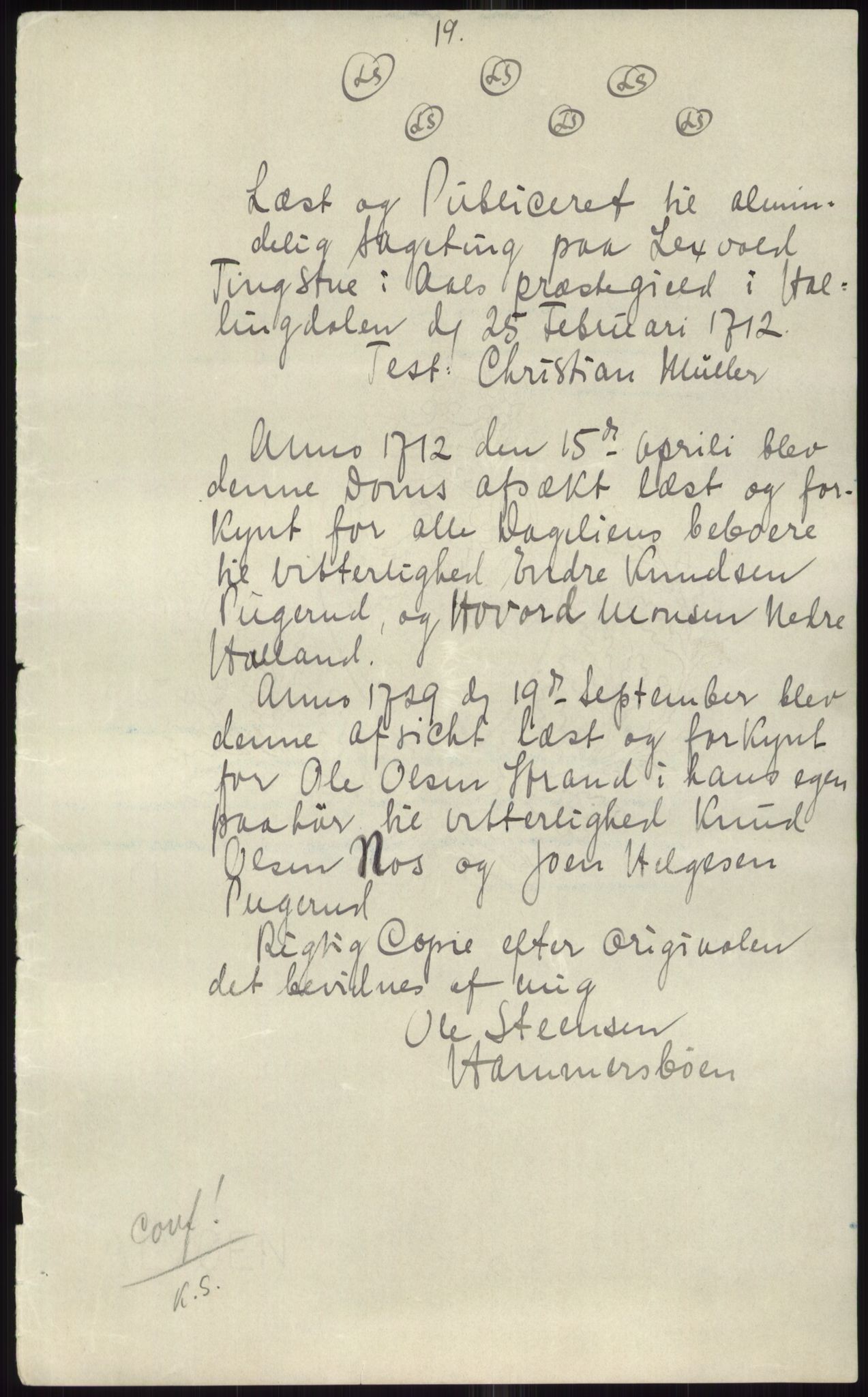 Samlinger til kildeutgivelse, Diplomavskriftsamlingen, AV/RA-EA-4053/H/Ha, p. 1916