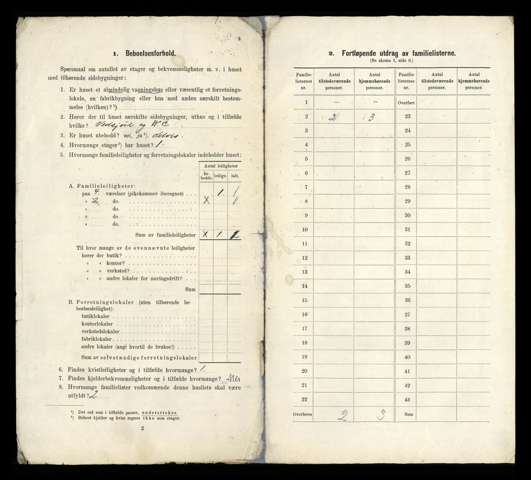 RA, 1910 census for Mandal, 1910, p. 35