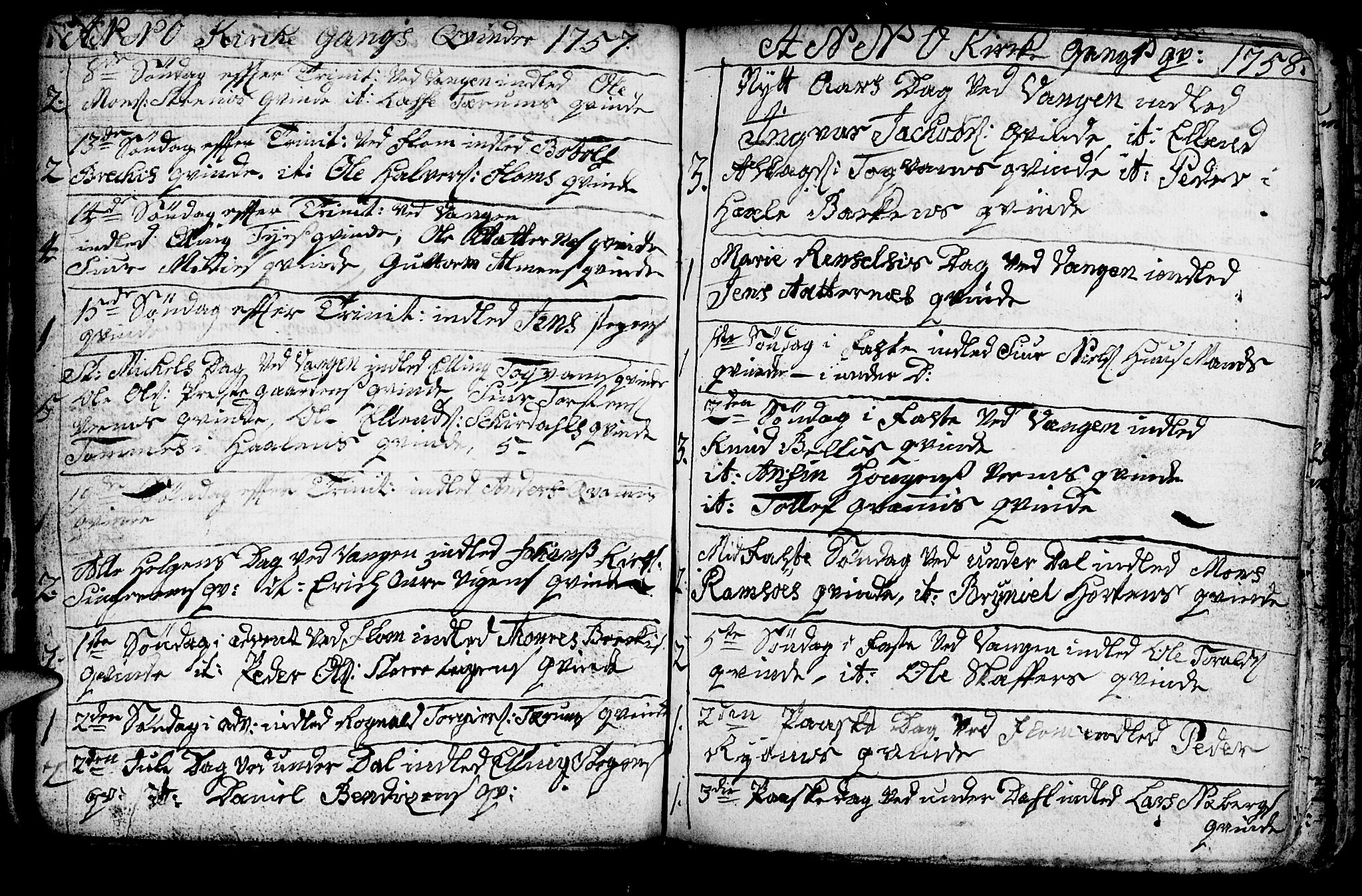 Aurland sokneprestembete, AV/SAB-A-99937/H/Ha/Haa/L0003: Parish register (official) no. A 3, 1735-1761, p. 160