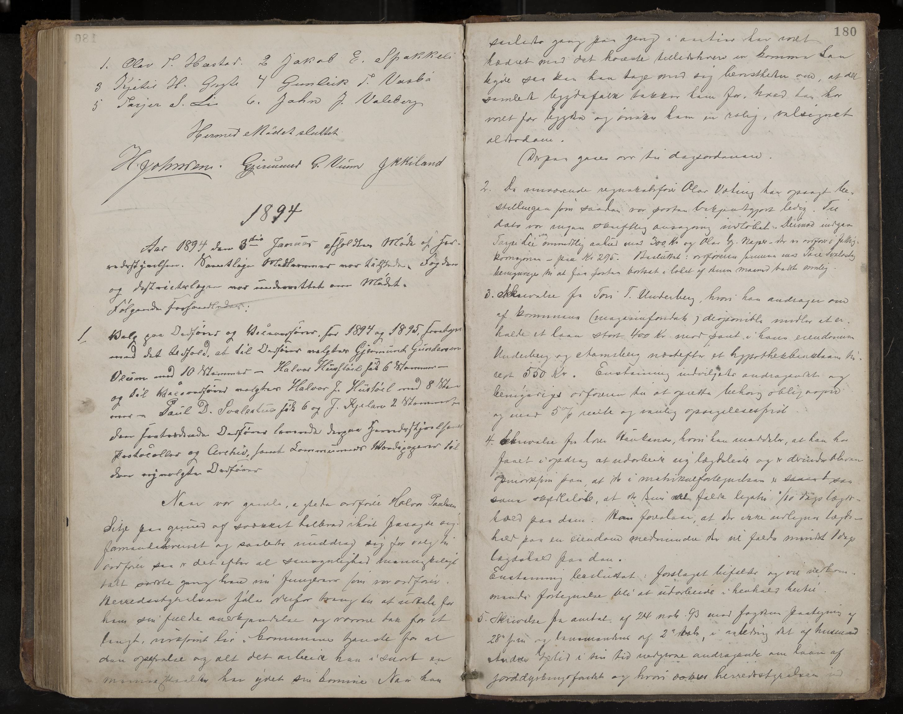 Fyresdal formannskap og sentraladministrasjon, IKAK/0831021-1/Aa/L0002: Møtebok, 1877-1894, p. 180