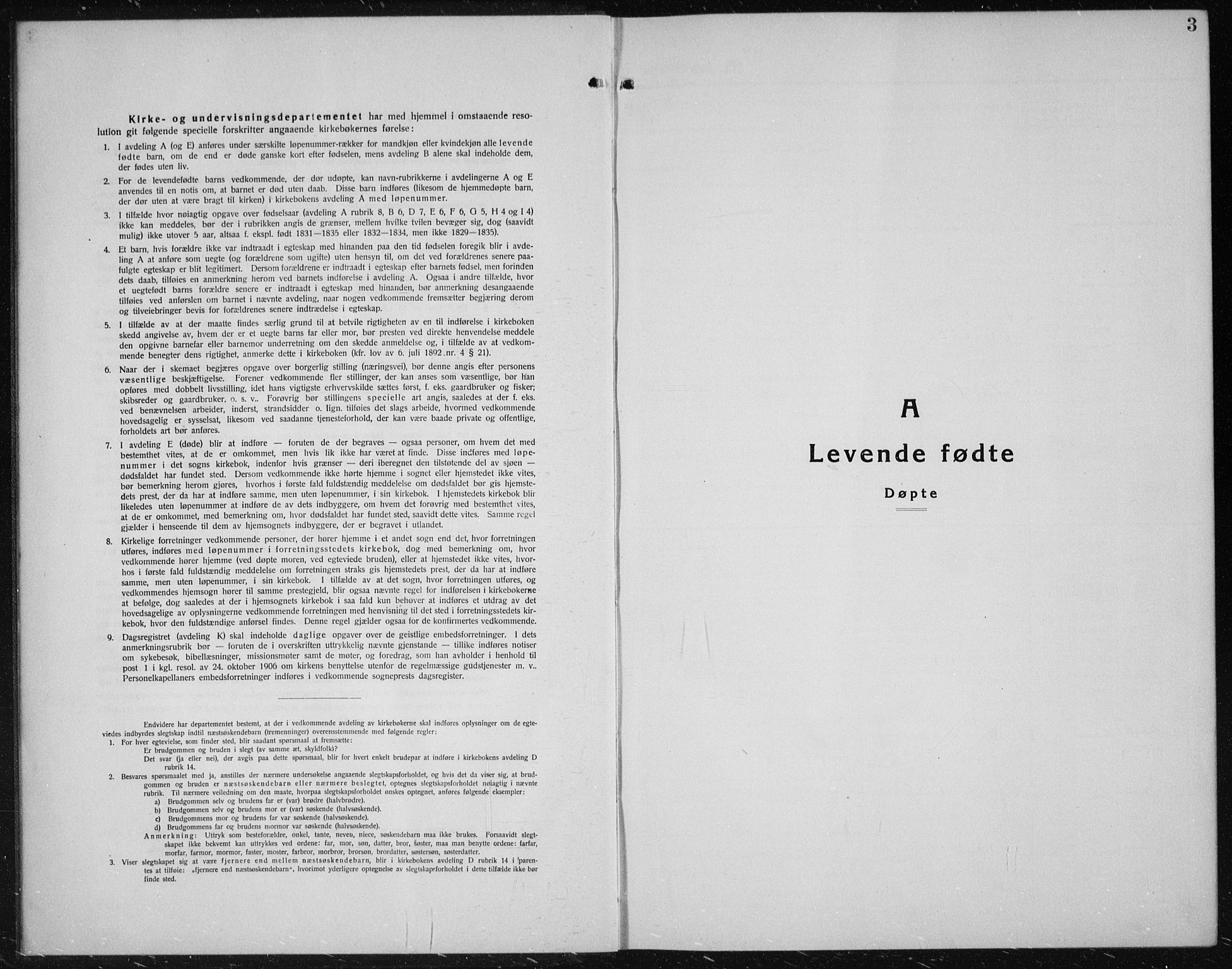 Kråkstad prestekontor Kirkebøker, SAO/A-10125a/G/Gb/L0002: Parish register (copy) no. II 2, 1921-1941, p. 3