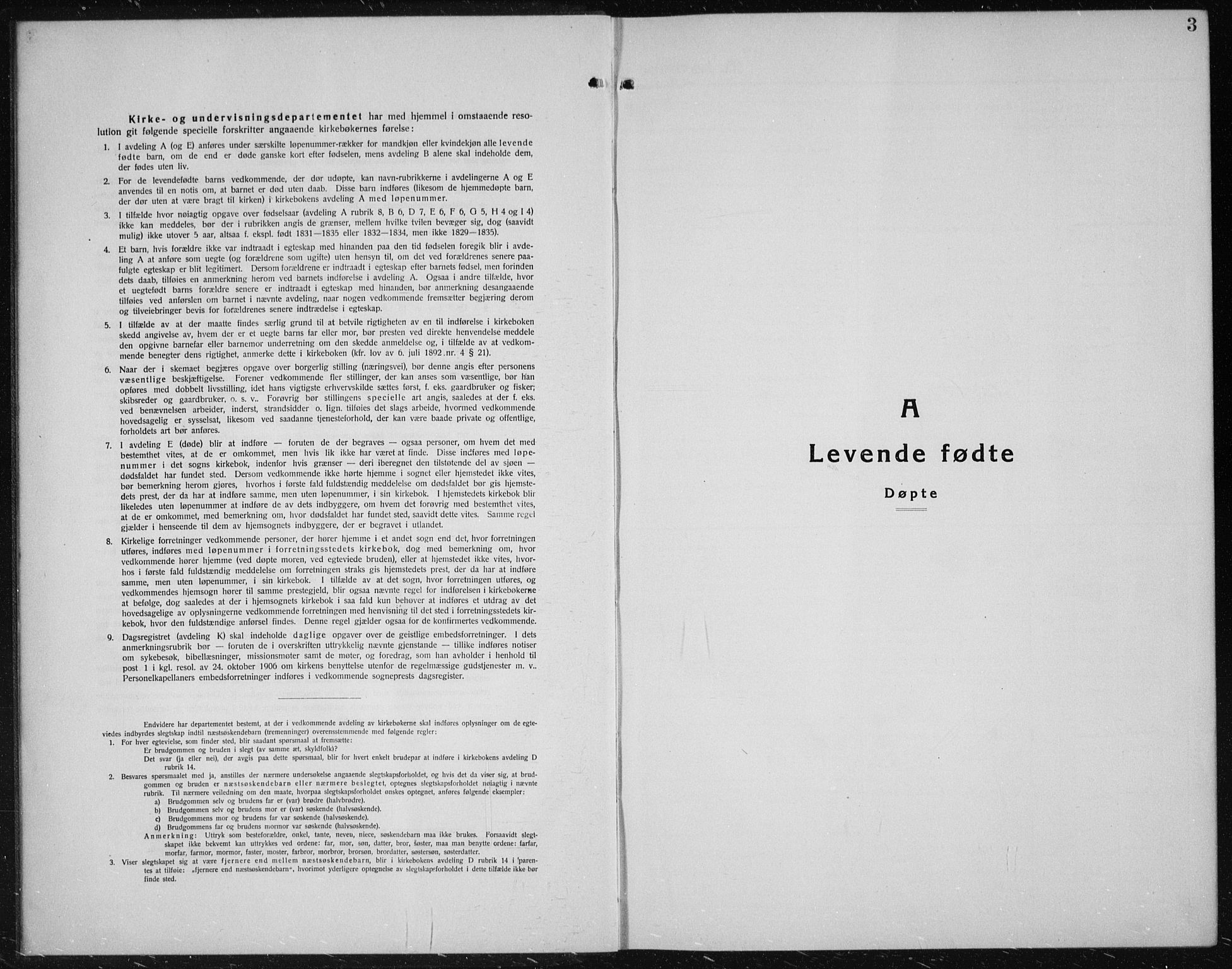 Kråkstad prestekontor Kirkebøker, AV/SAO-A-10125a/G/Gb/L0002: Parish register (copy) no. II 2, 1921-1941, p. 3