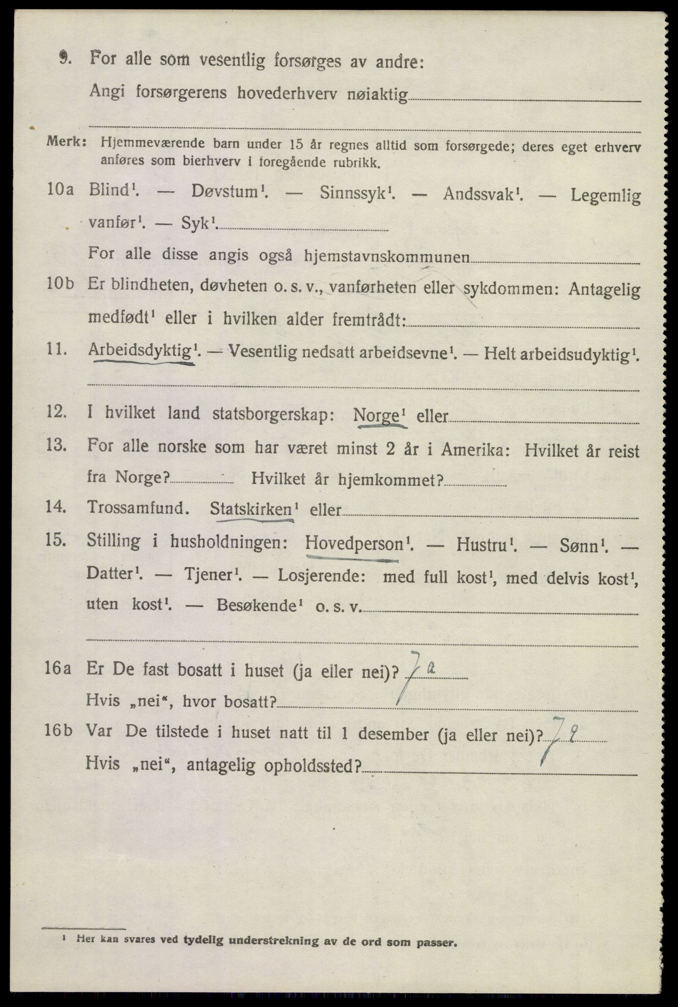 SAKO, 1920 census for Sandeherred, 1920, p. 20155