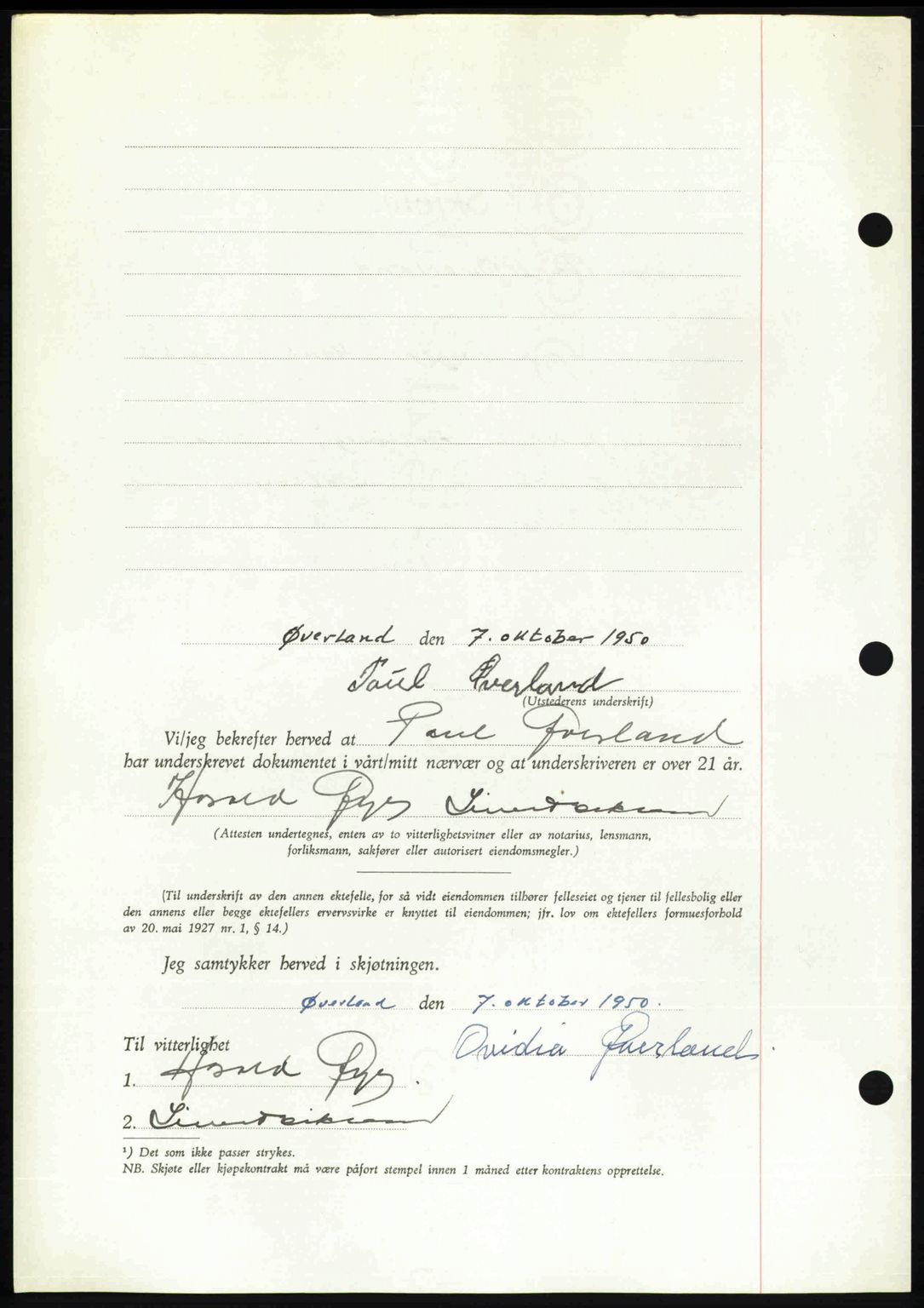 Romsdal sorenskriveri, AV/SAT-A-4149/1/2/2C: Mortgage book no. A35, 1950-1950, Diary no: : 3925/1950