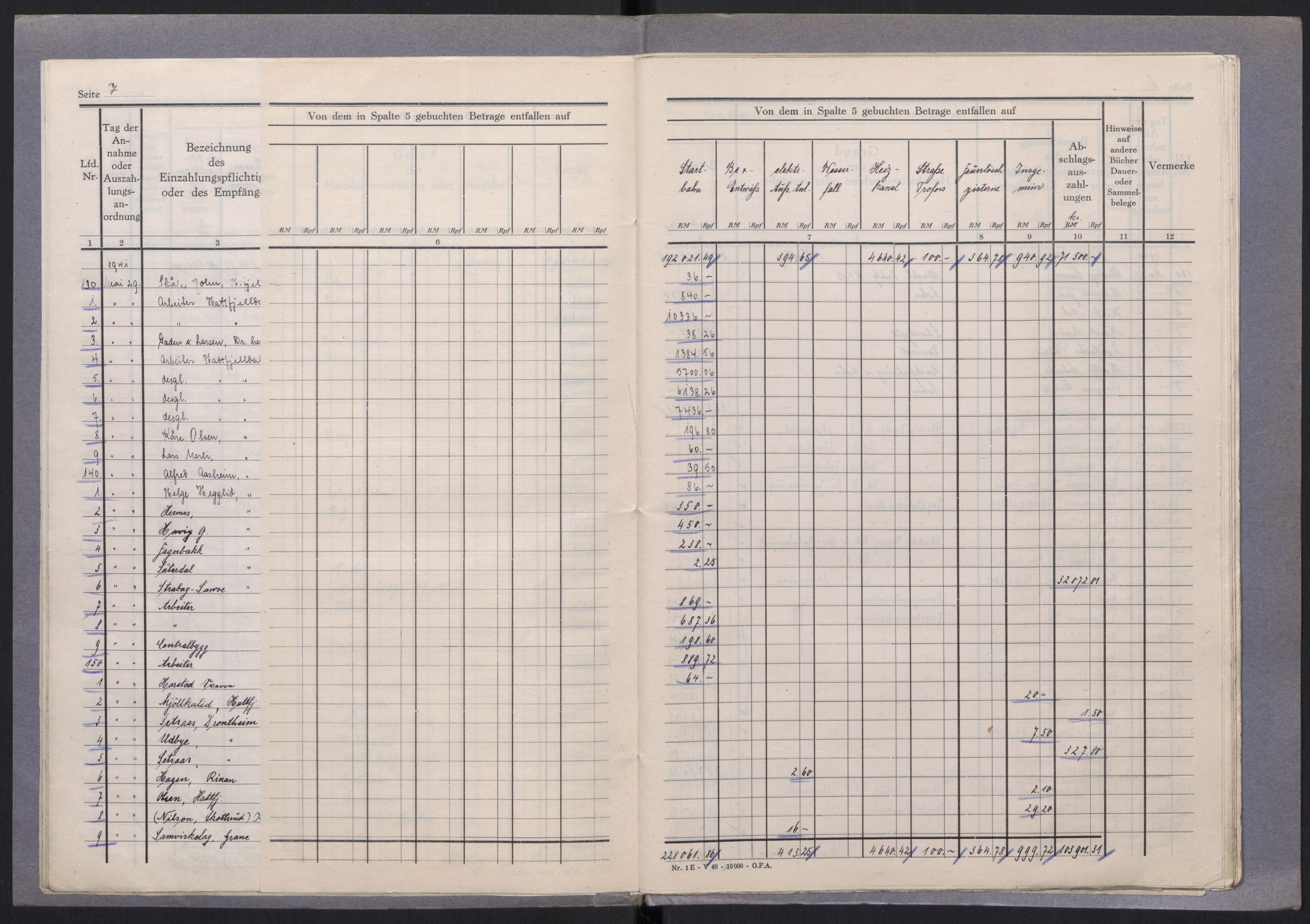 Tyske arkiver, Organisation Todt (OT), Einsatzgruppe Wiking, AV/RA-RAFA-2188/2/E/Ea/L0005: Byggeprosjekt i Hattfjelldal, 1940-1942, p. 169