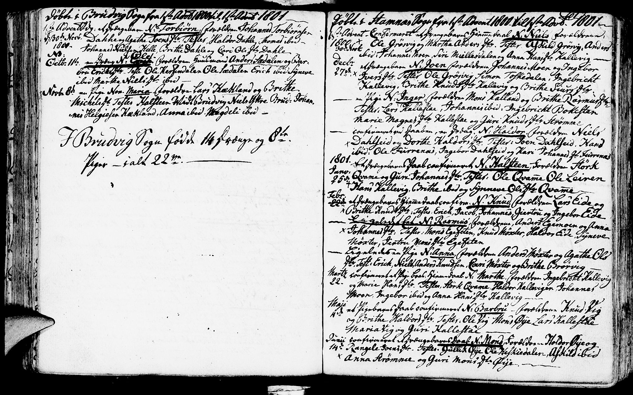 Haus sokneprestembete, AV/SAB-A-75601/H/Haa: Parish register (official) no. A 11, 1796-1816, p. 101