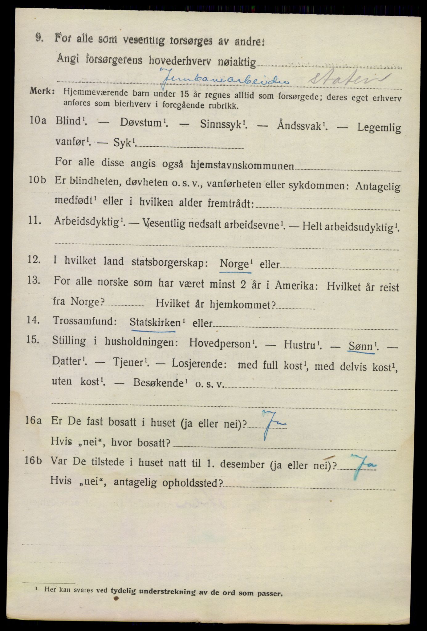 SAKO, 1920 census for Sauherad, 1920, p. 5580