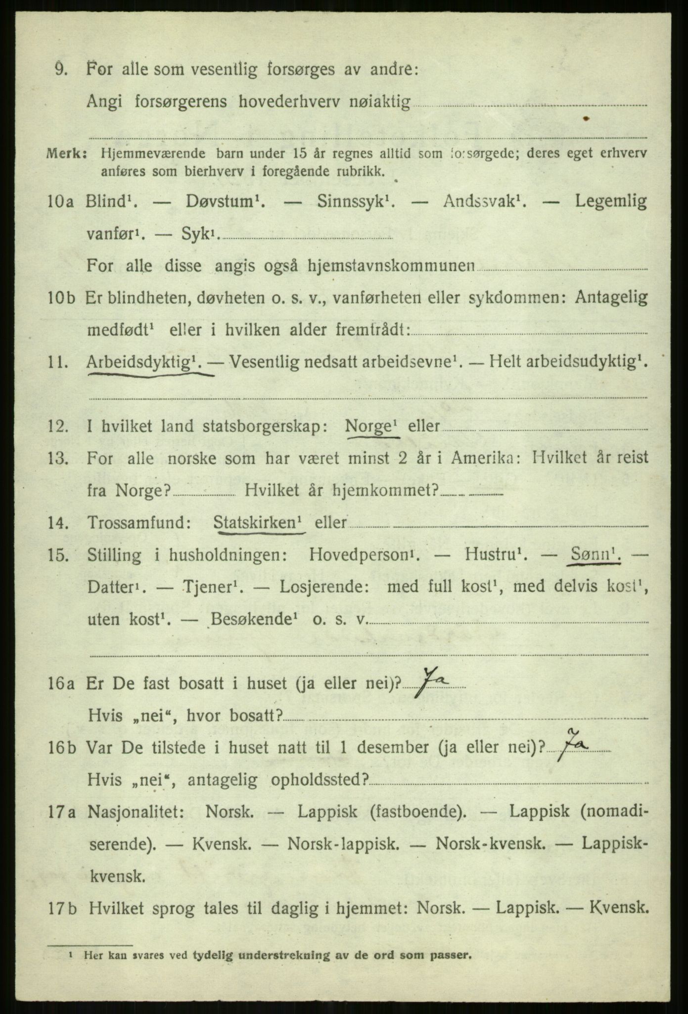 SATØ, 1920 census for Målselv, 1920, p. 9176