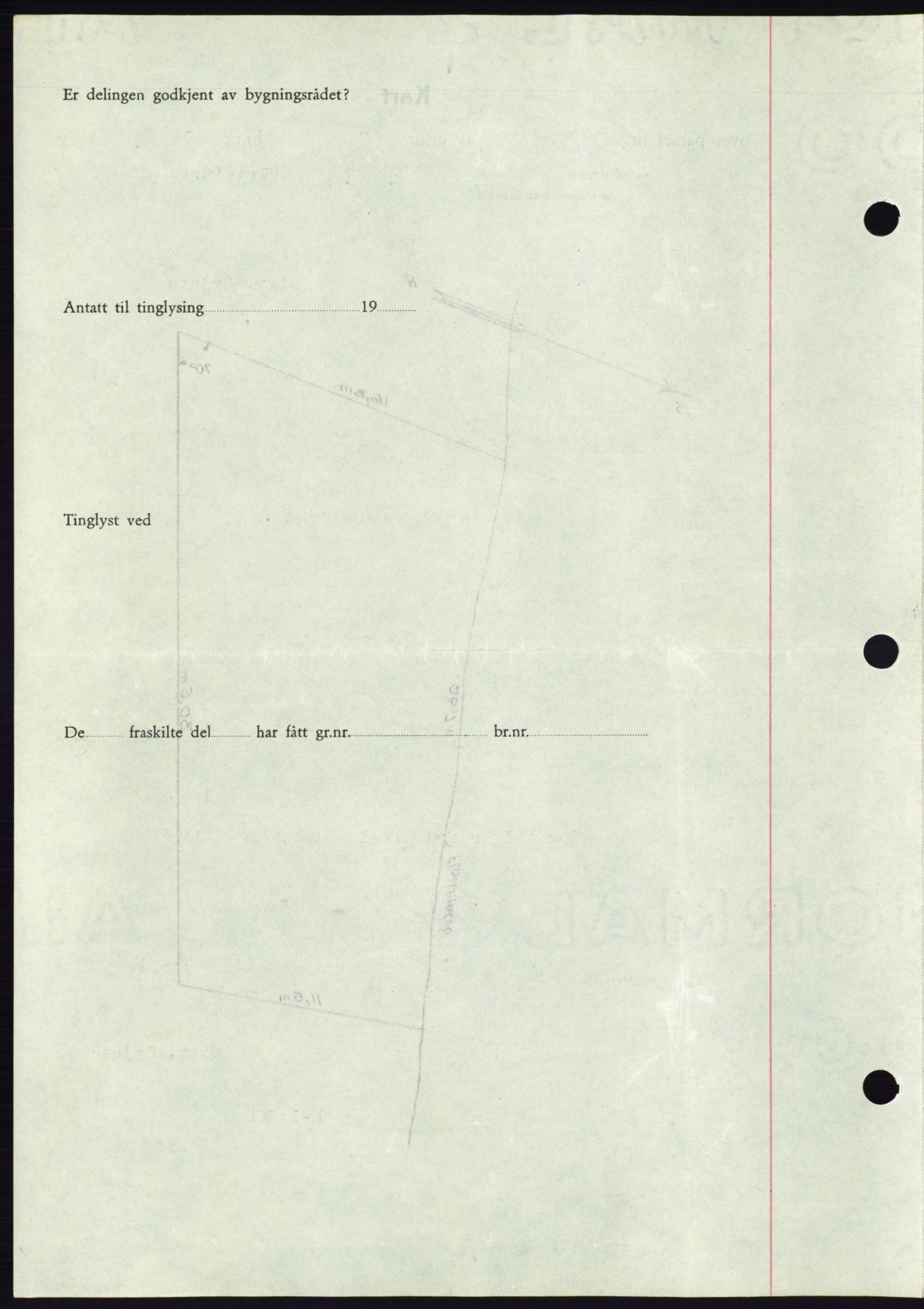 Søre Sunnmøre sorenskriveri, AV/SAT-A-4122/1/2/2C/L0077: Mortgage book no. 3A, 1945-1946, Diary no: : 675/1945