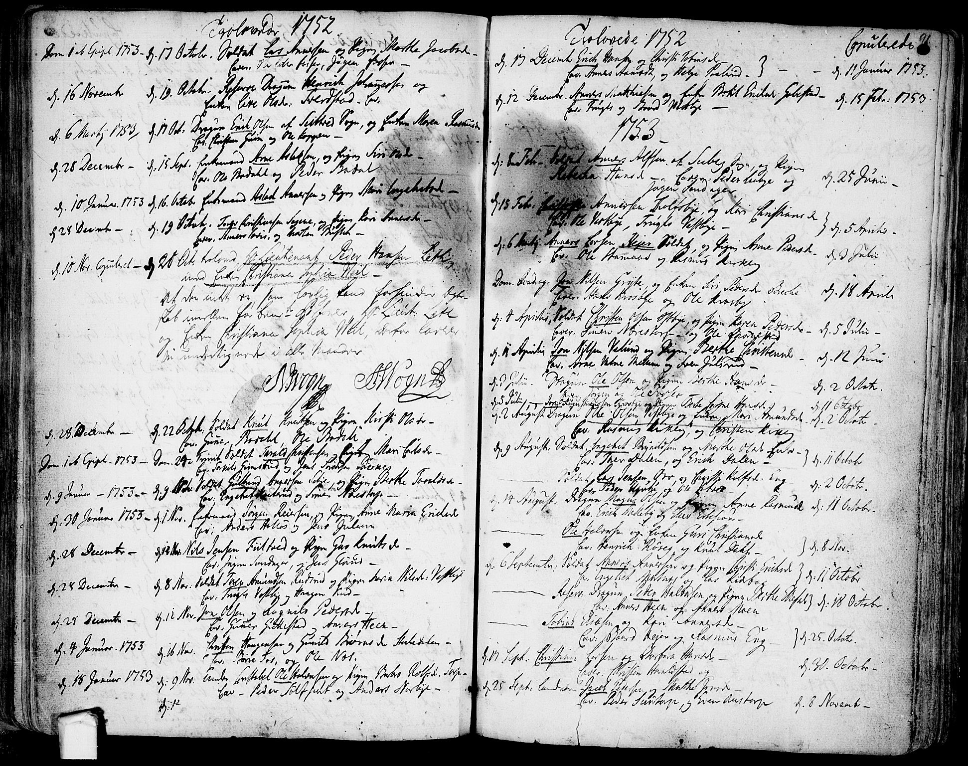 Rakkestad prestekontor Kirkebøker, AV/SAO-A-2008/F/Fa/L0003: Parish register (official) no. I 3, 1752-1777, p. 91