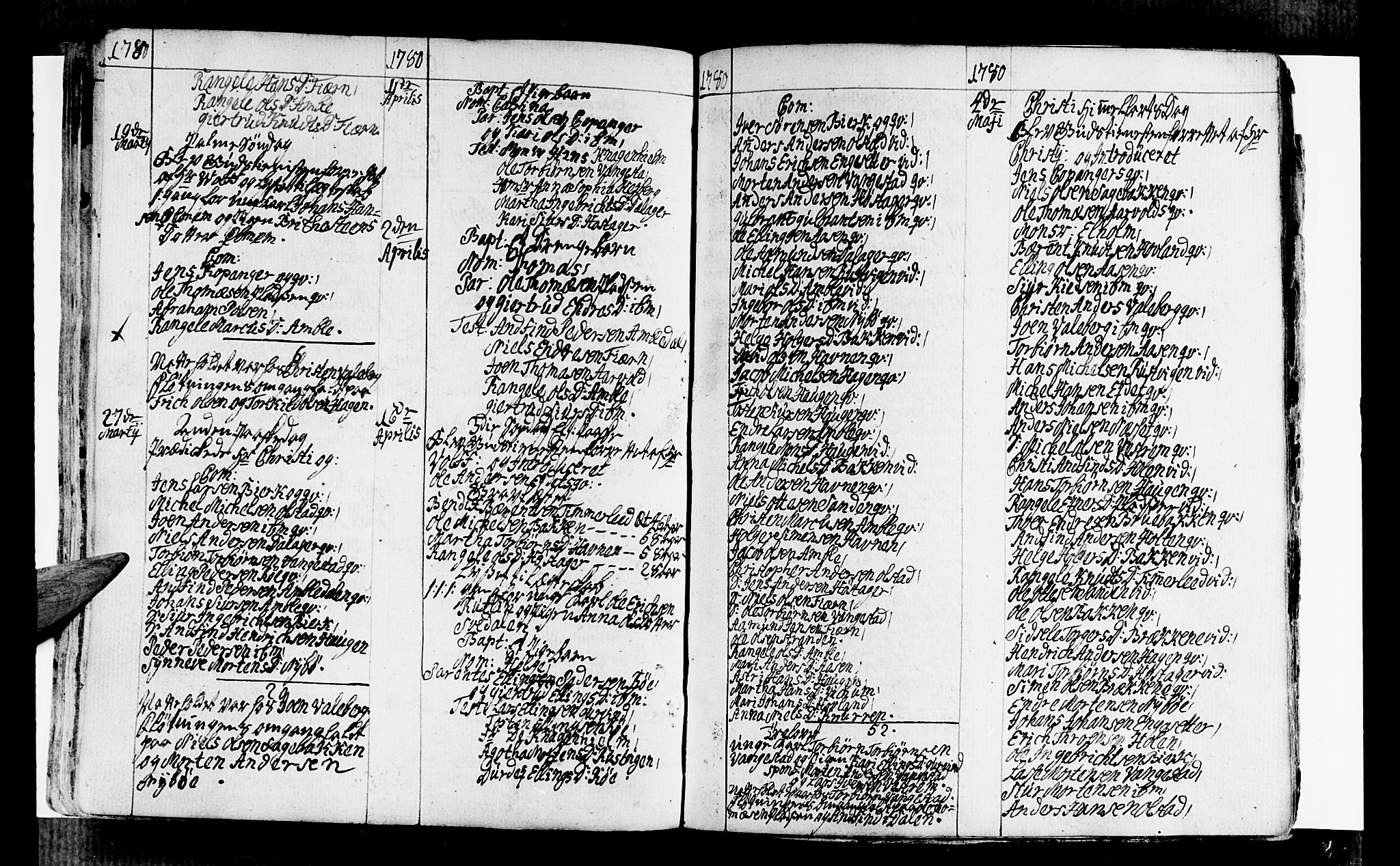 Sogndal sokneprestembete, AV/SAB-A-81301/H/Haa/Haaa/L0004: Parish register (official) no. A 4, 1747-1782