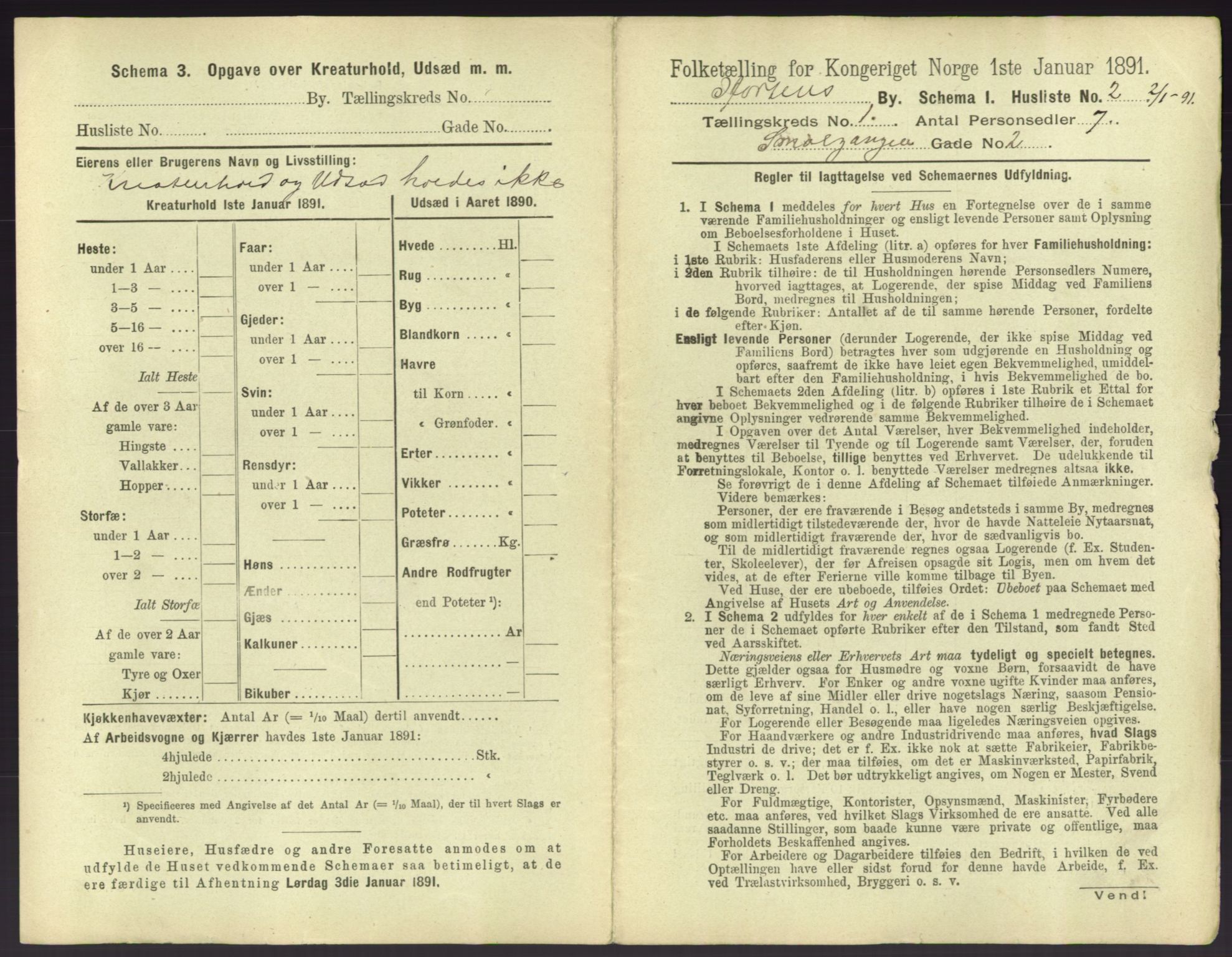 RA, 1891 census for 0703 Horten, 1891, p. 35