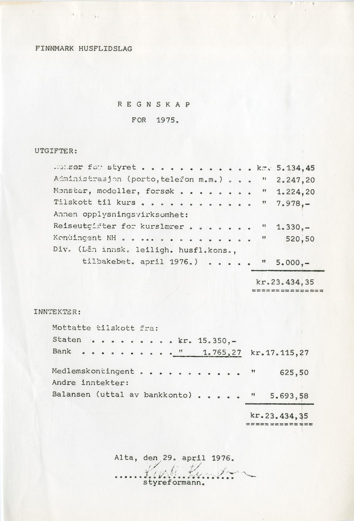 Finnmark Husflidslag, FMFB/A-1134/A/L0002: Møtebok, 1971-1983, p. 54