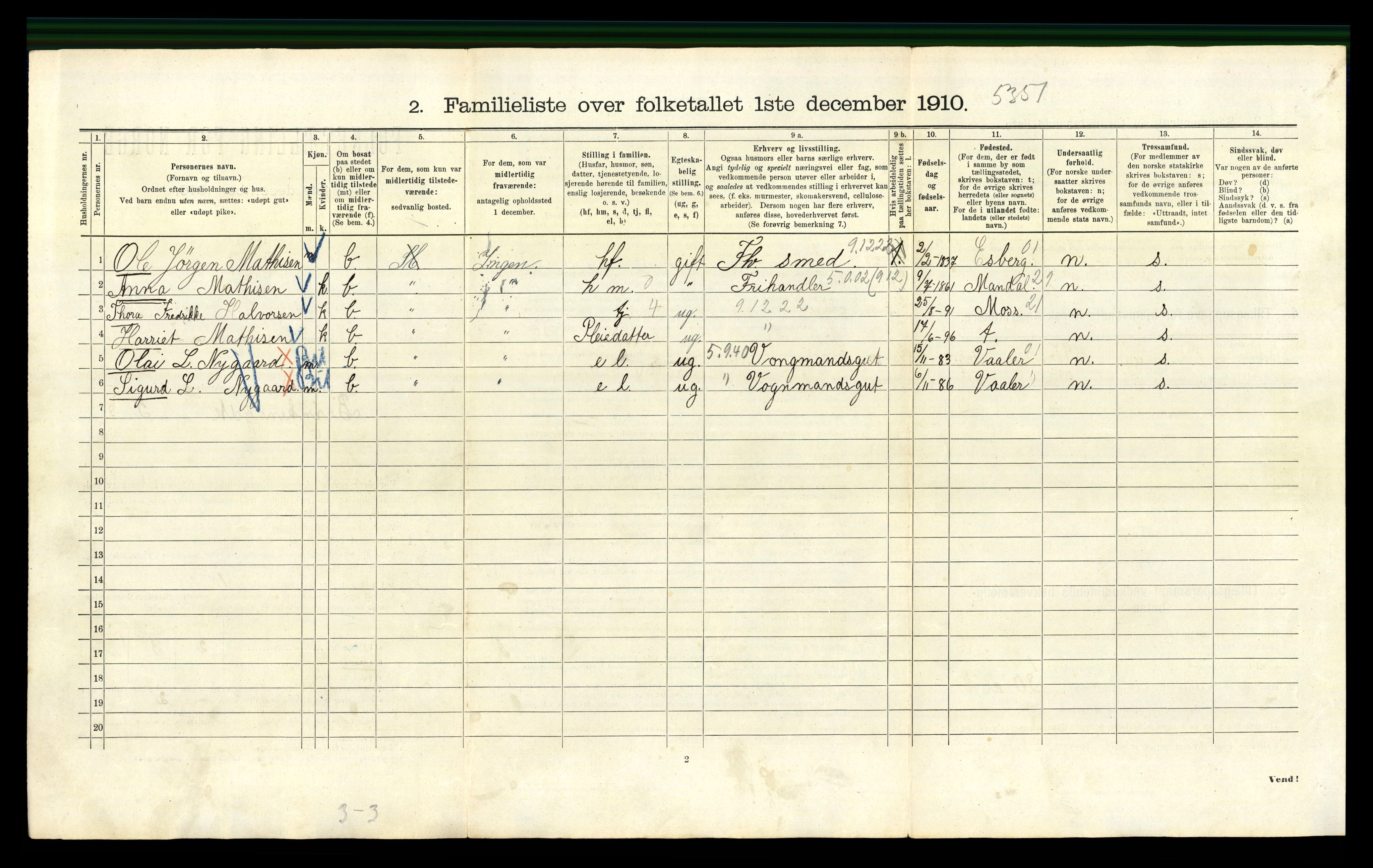 RA, 1910 census for Kristiania, 1910, p. 9924