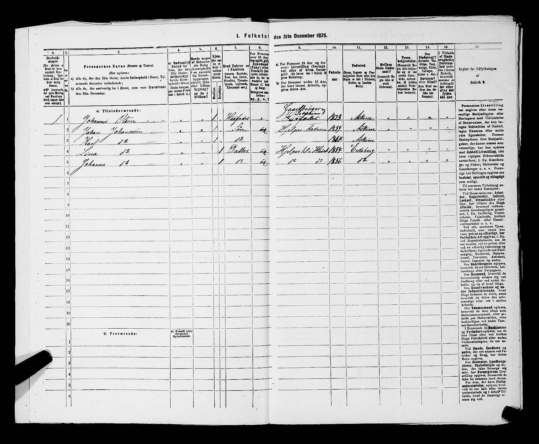 RA, 1875 census for 0124P Askim, 1875, p. 566