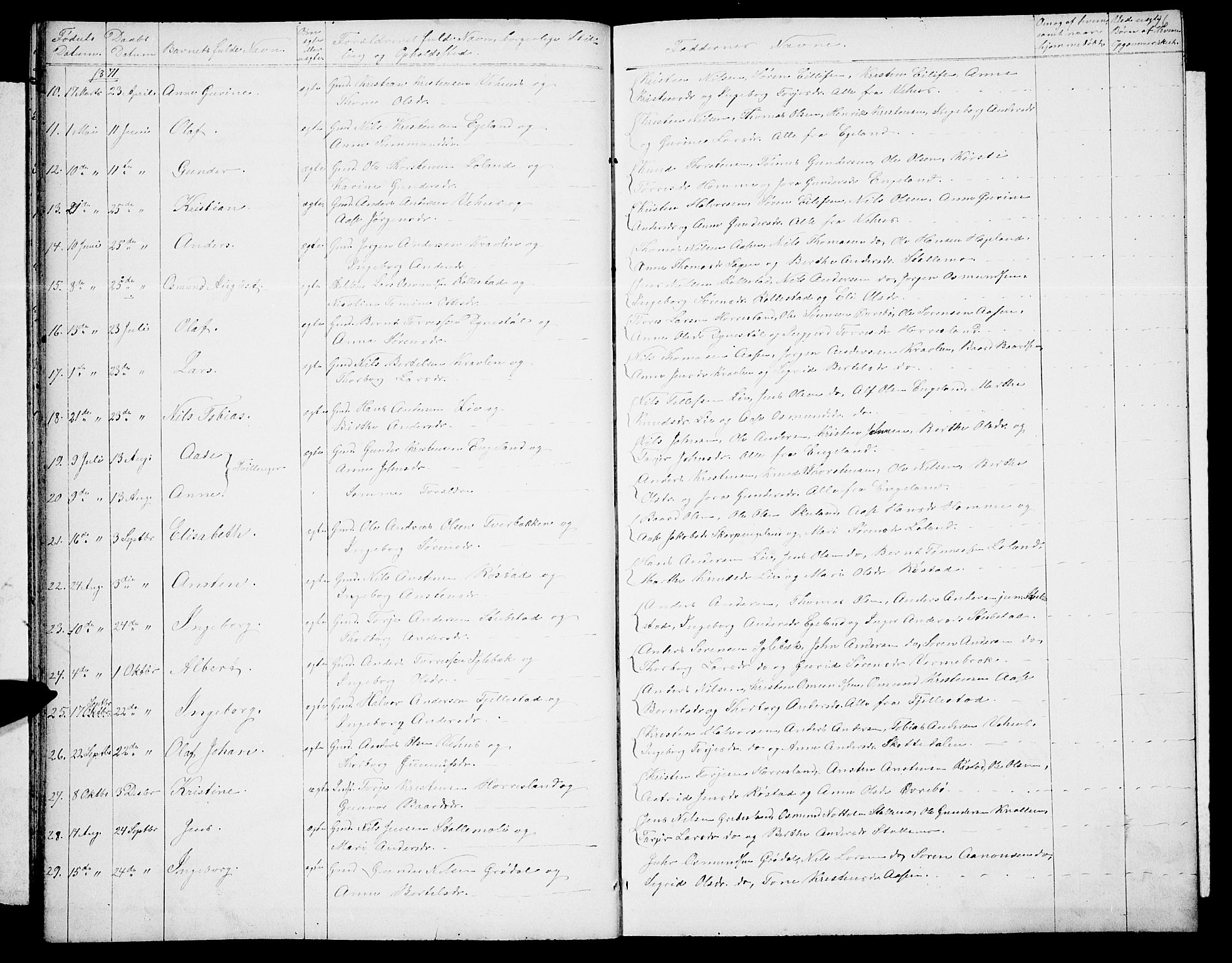 Vennesla sokneprestkontor, AV/SAK-1111-0045/Fb/Fbc/L0002: Parish register (copy) no. B 2, 1858-1894, p. 26