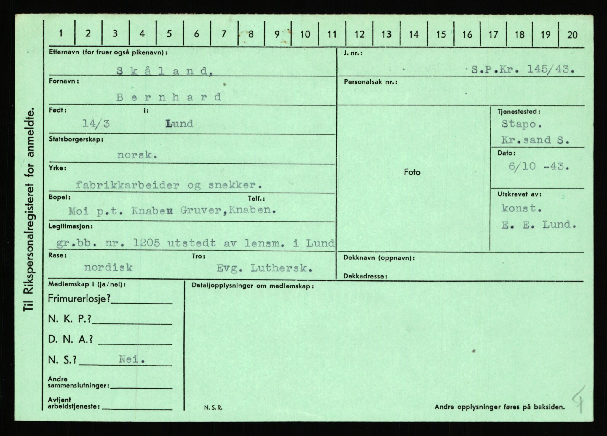 Statspolitiet - Hovedkontoret / Osloavdelingen, AV/RA-S-1329/C/Ca/L0014: Seterlien - Svartås, 1943-1945, p. 558