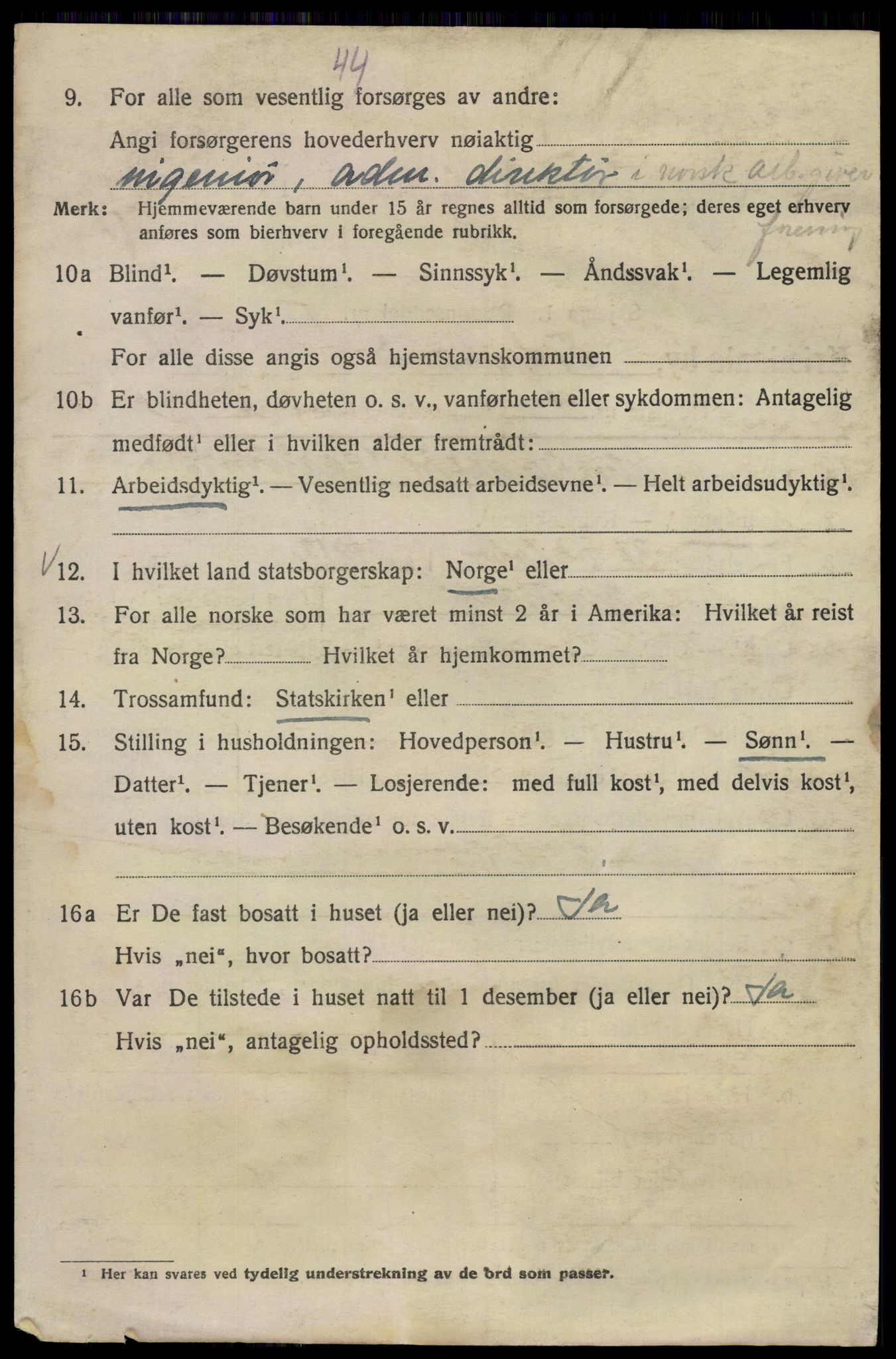 SAO, 1920 census for Kristiania, 1920, p. 582068