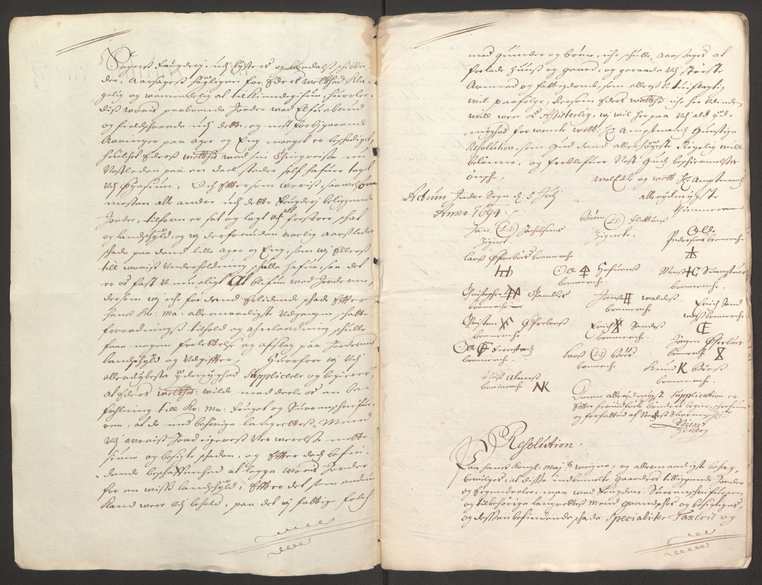 Rentekammeret inntil 1814, Reviderte regnskaper, Fogderegnskap, RA/EA-4092/R52/L3307: Fogderegnskap Sogn, 1693-1694, p. 466