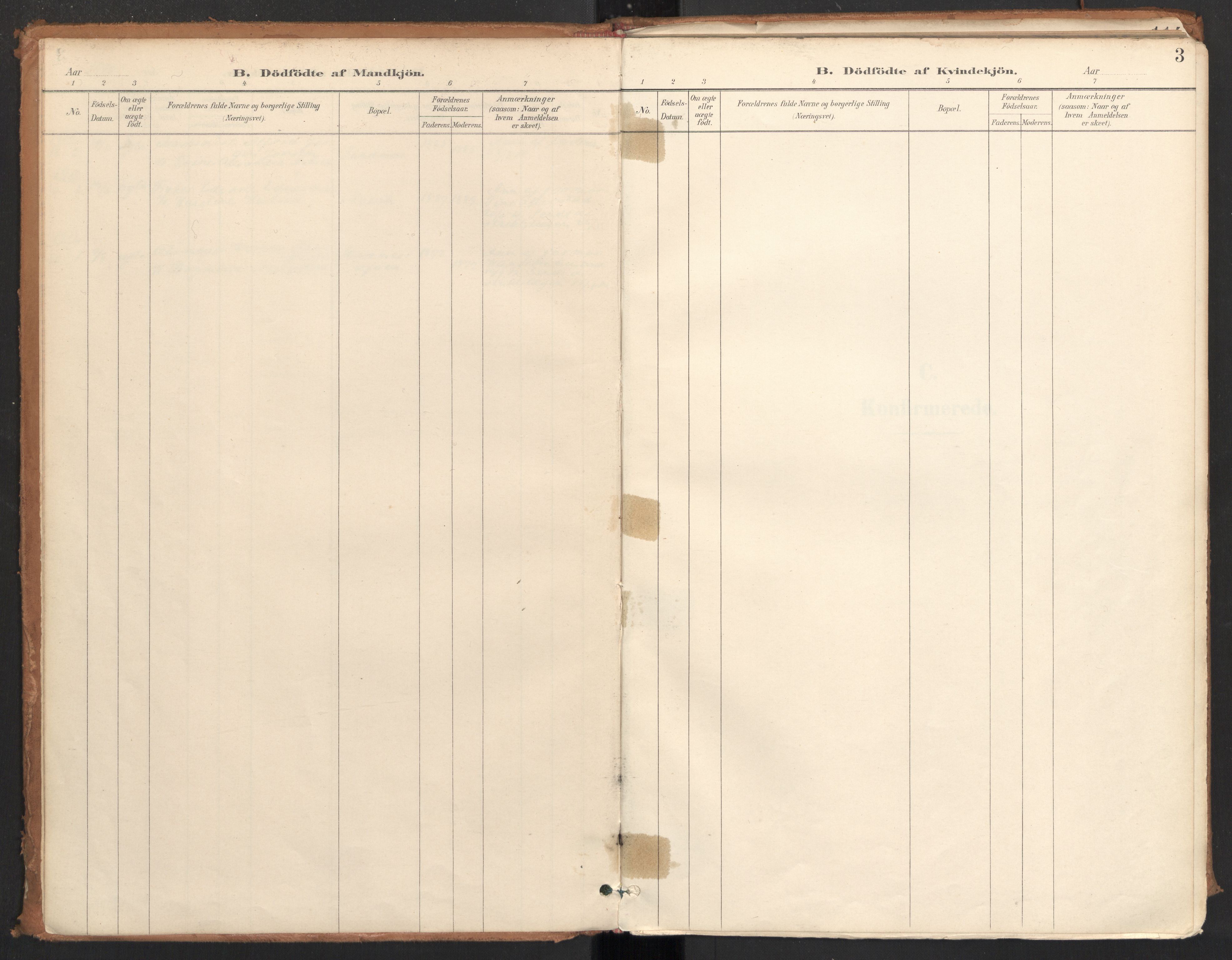 Ministerialprotokoller, klokkerbøker og fødselsregistre - Nordland, AV/SAT-A-1459/831/L0472: Parish register (official) no. 831A03, 1897-1912, p. 3