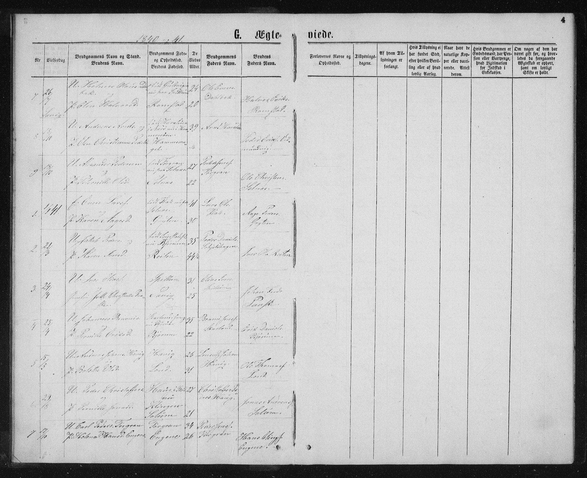Ministerialprotokoller, klokkerbøker og fødselsregistre - Nord-Trøndelag, AV/SAT-A-1458/768/L0568: Parish register (official) no. 768A03, 1836-1865, p. 4