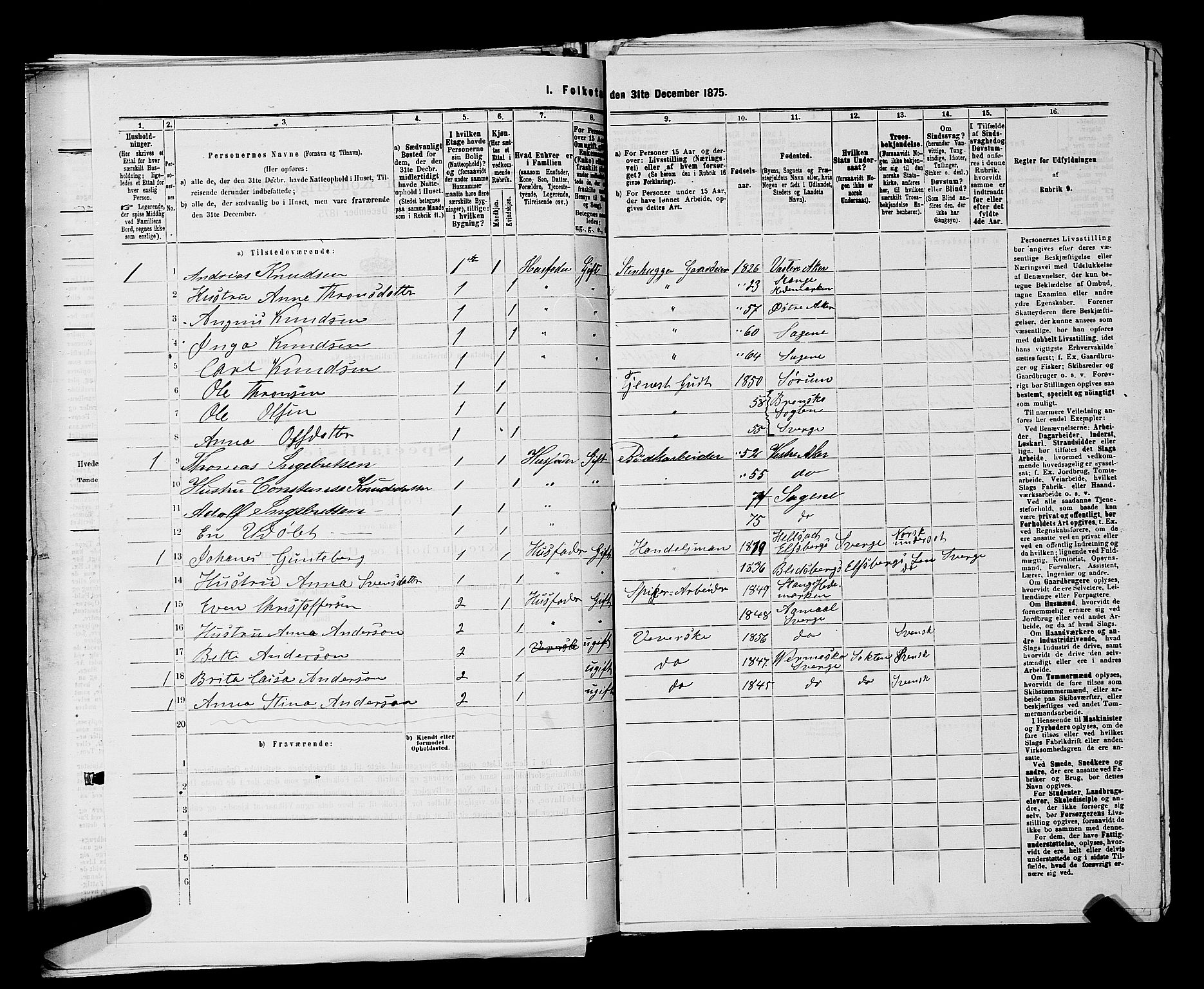 RA, 1875 census for 0301 Kristiania, 1875, p. 6472