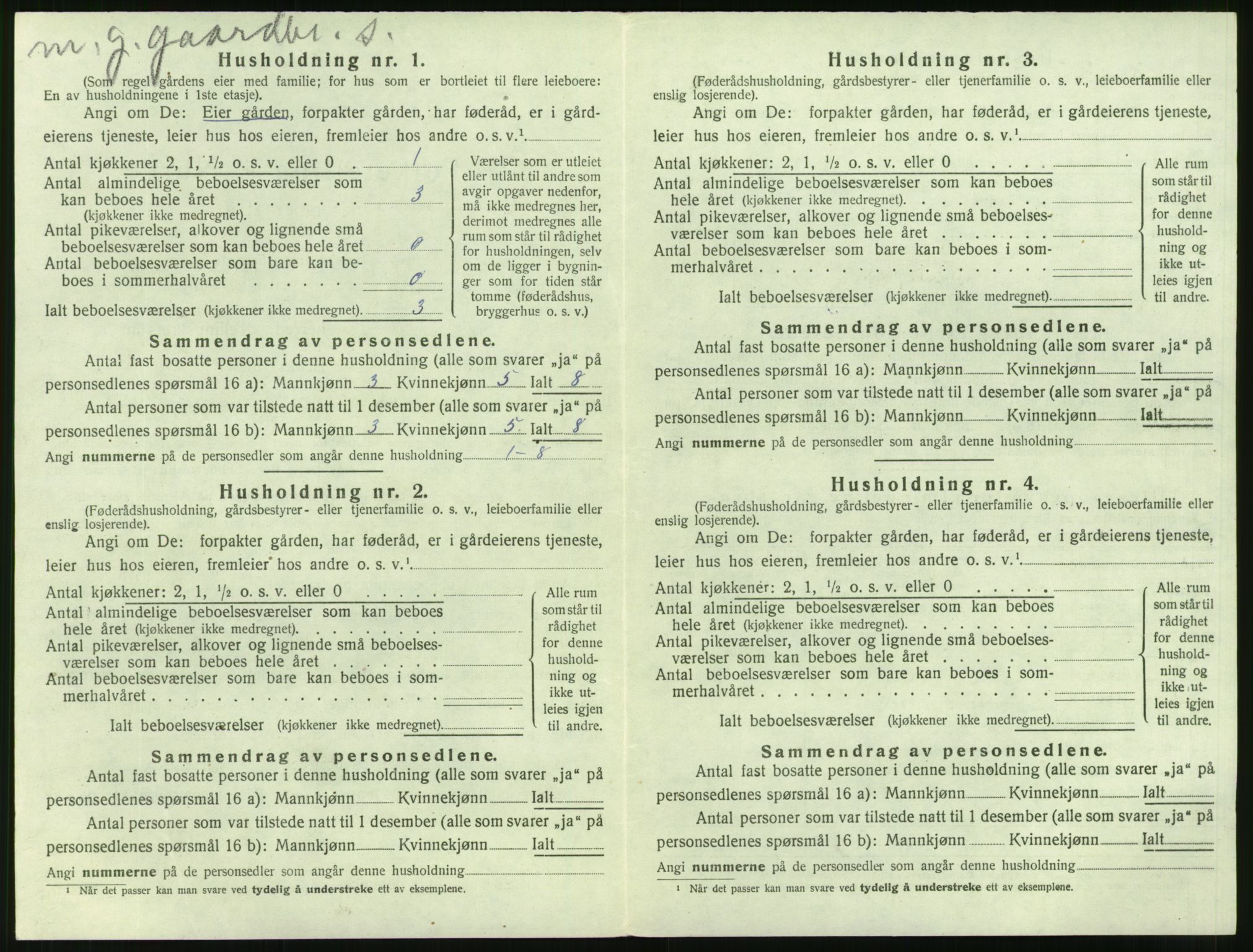 SAT, 1920 census for Sykkylven, 1920, p. 596