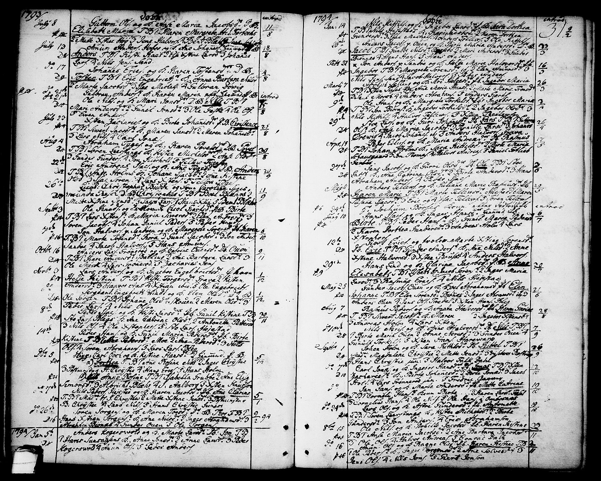 Brevik kirkebøker, SAKO/A-255/F/Fa/L0003: Parish register (official) no. 3, 1764-1814, p. 31