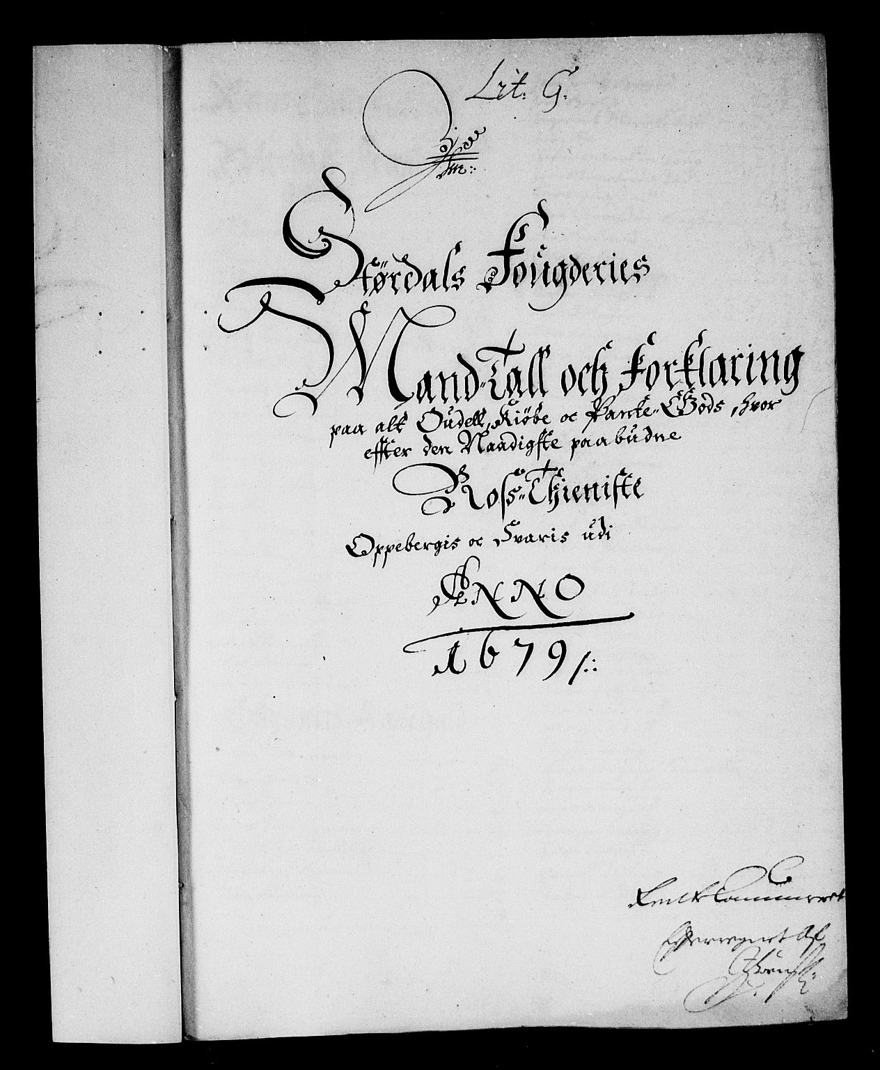 Rentekammeret inntil 1814, Reviderte regnskaper, Stiftamtstueregnskaper, Trondheim stiftamt og Nordland amt, AV/RA-EA-6044/R/Re/L0054: Trondheim stiftamt og Nordland amt, 1679