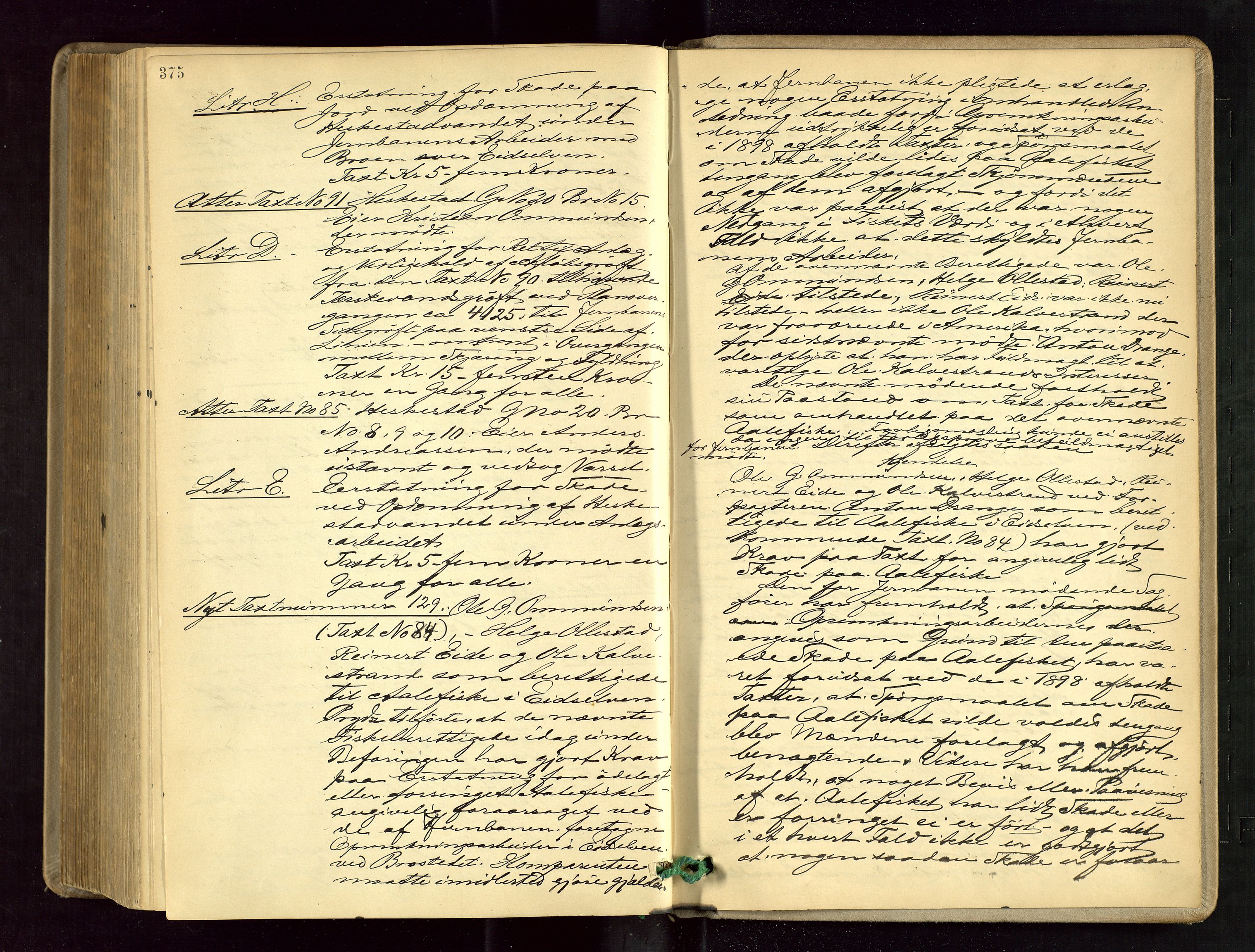 Dalane sorenskriveri, AV/SAST-A-100309/001/3/30/30BB/L0011: EKSTRARETTSPROTOKOLL, 1895-1906, p. 375