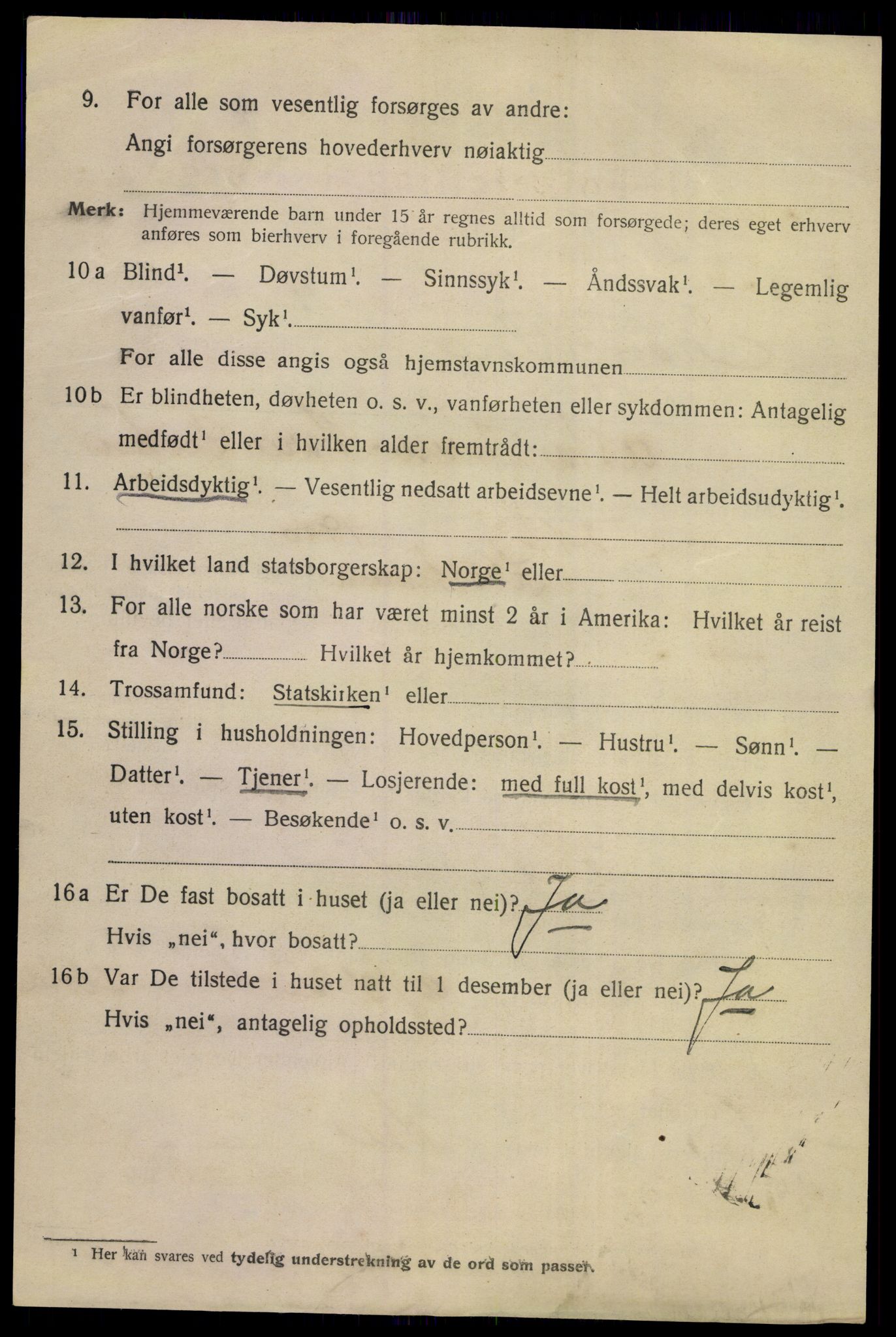 SAKO, 1920 census for Kongsberg, 1920, p. 18399